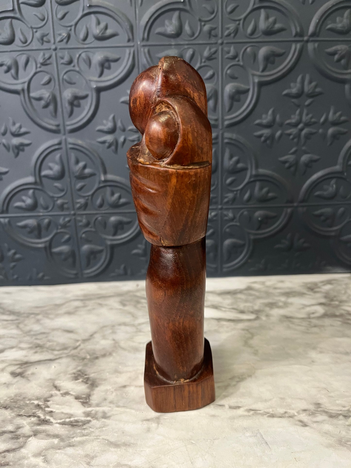 Carved Mother and Child