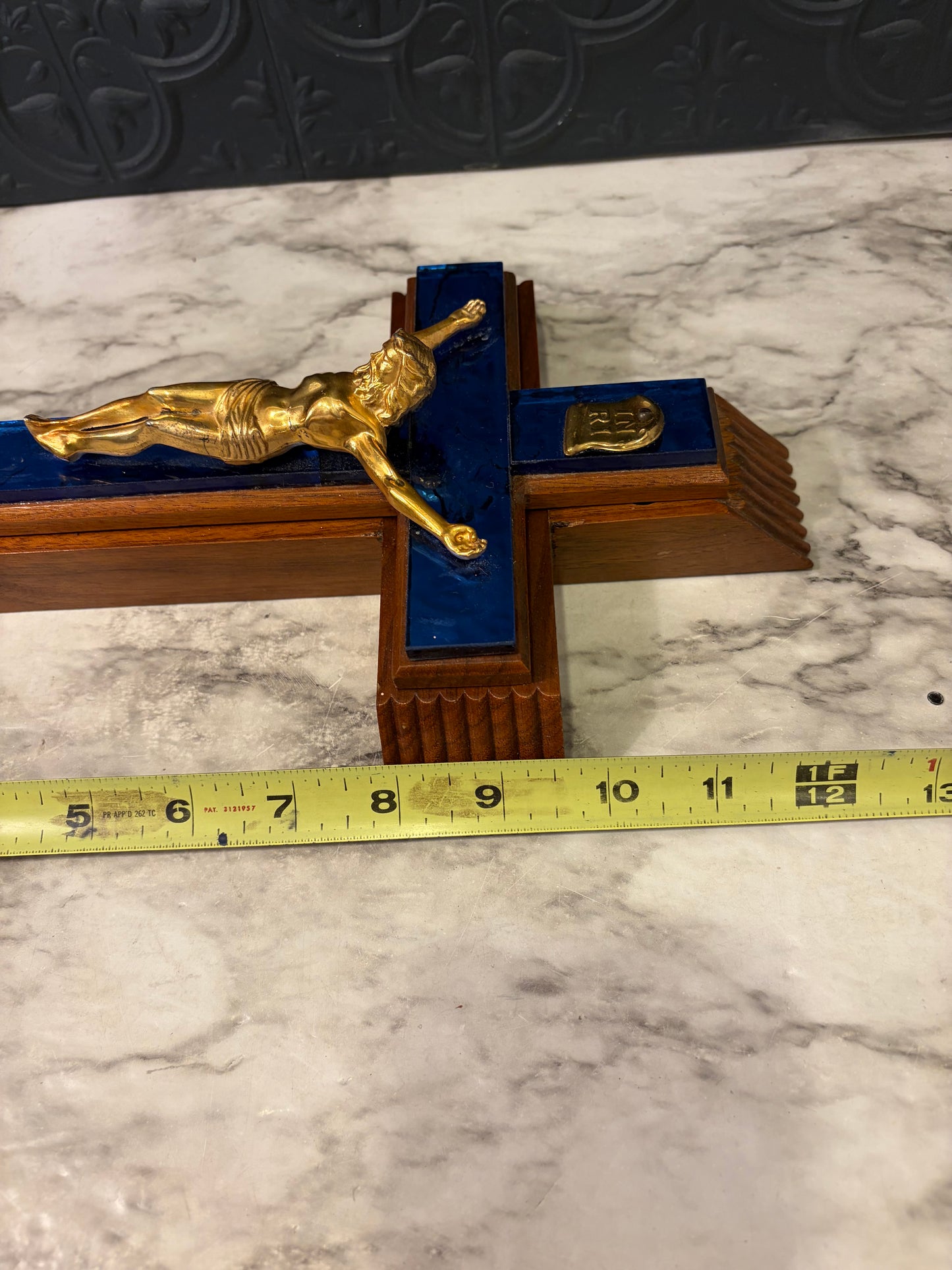 Sick Call Crucifix with Blue