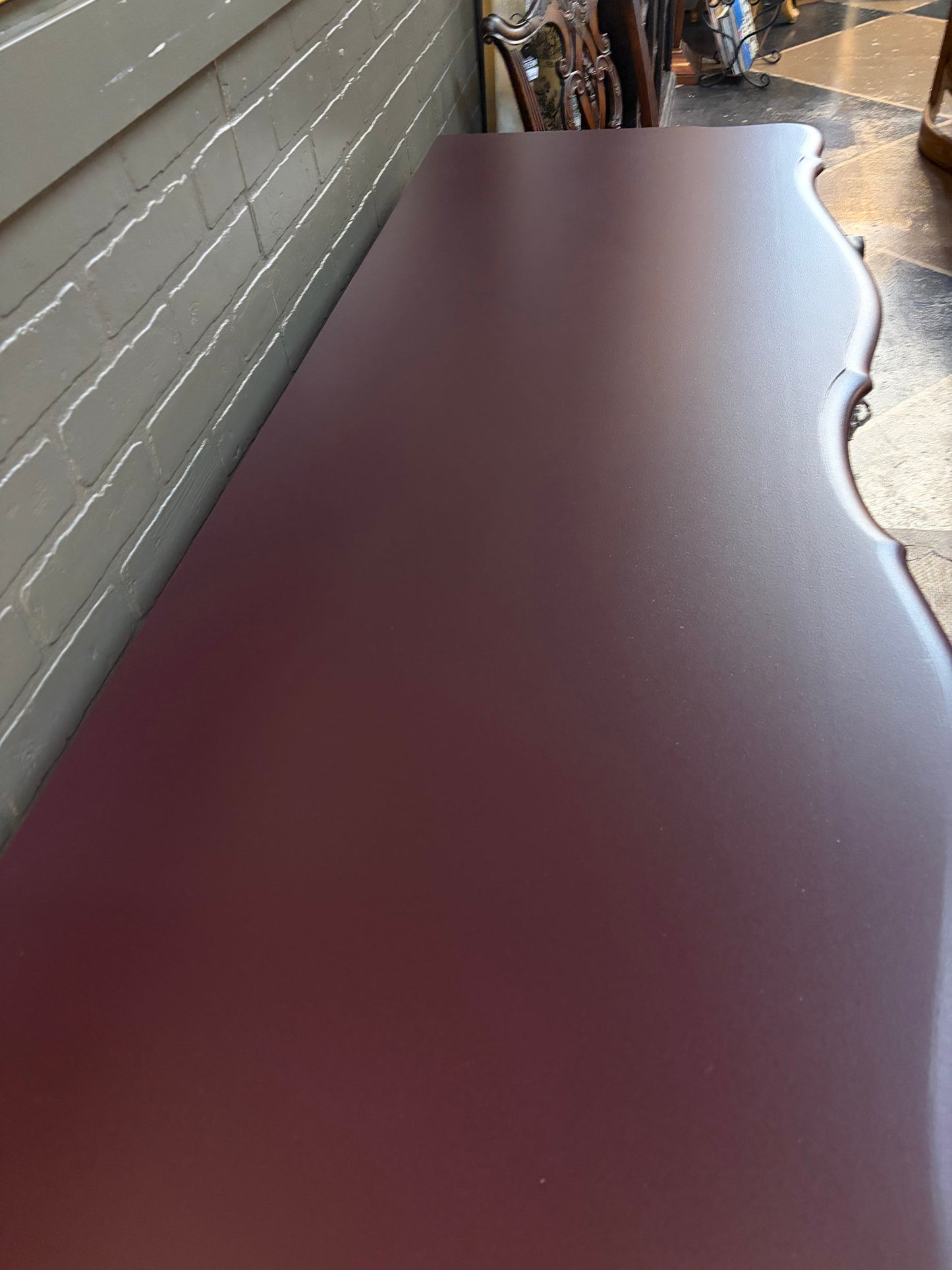 Dark Mahogany Painted National Furniture Dresser