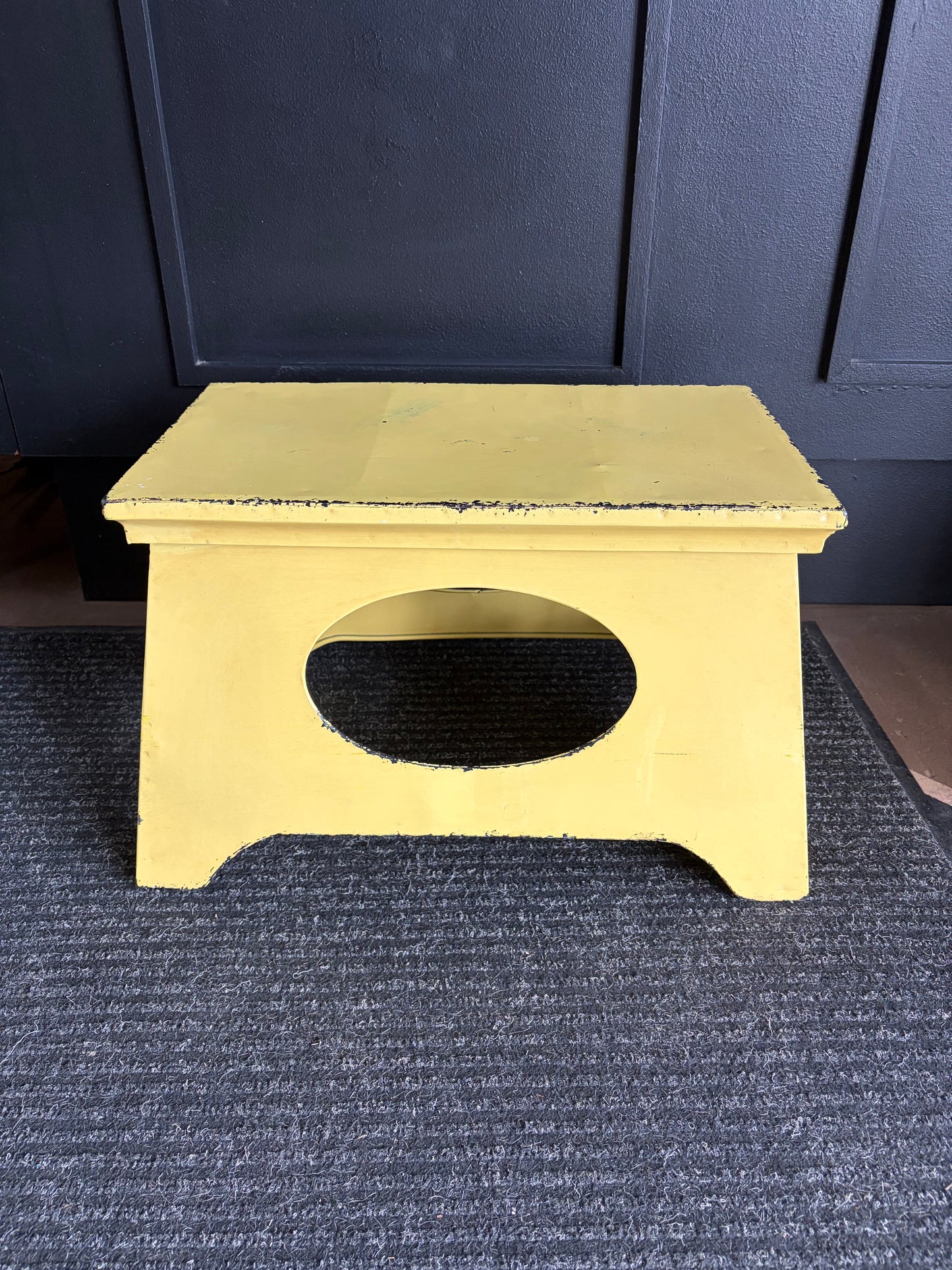 Yellow metal Step Stool