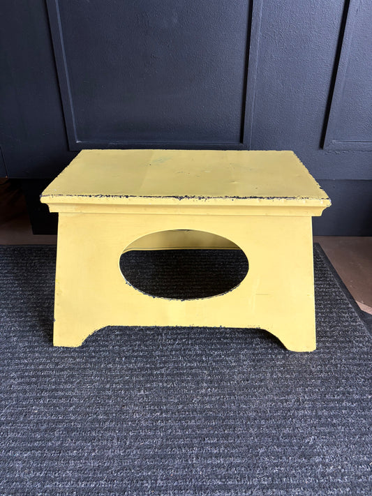 Yellow metal Step Stool
