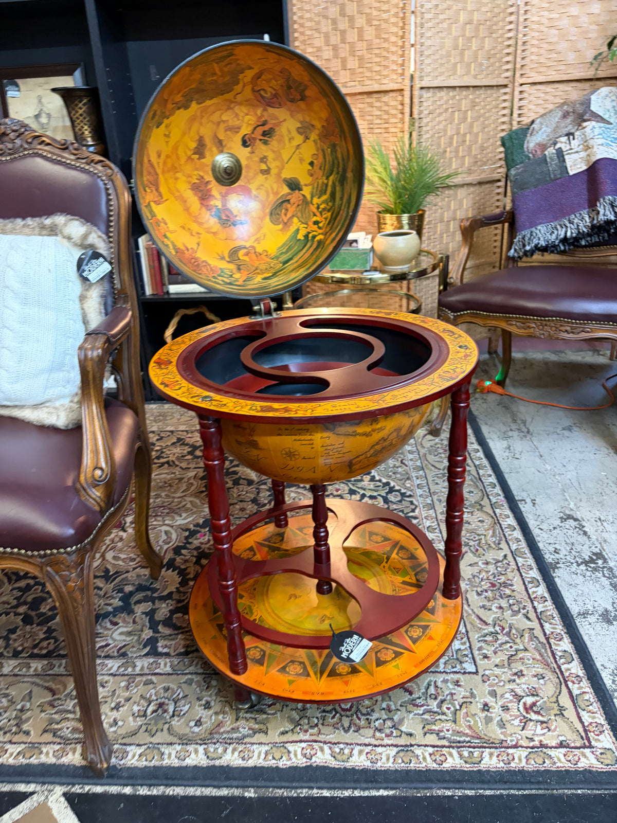 Globe Bar on Casters