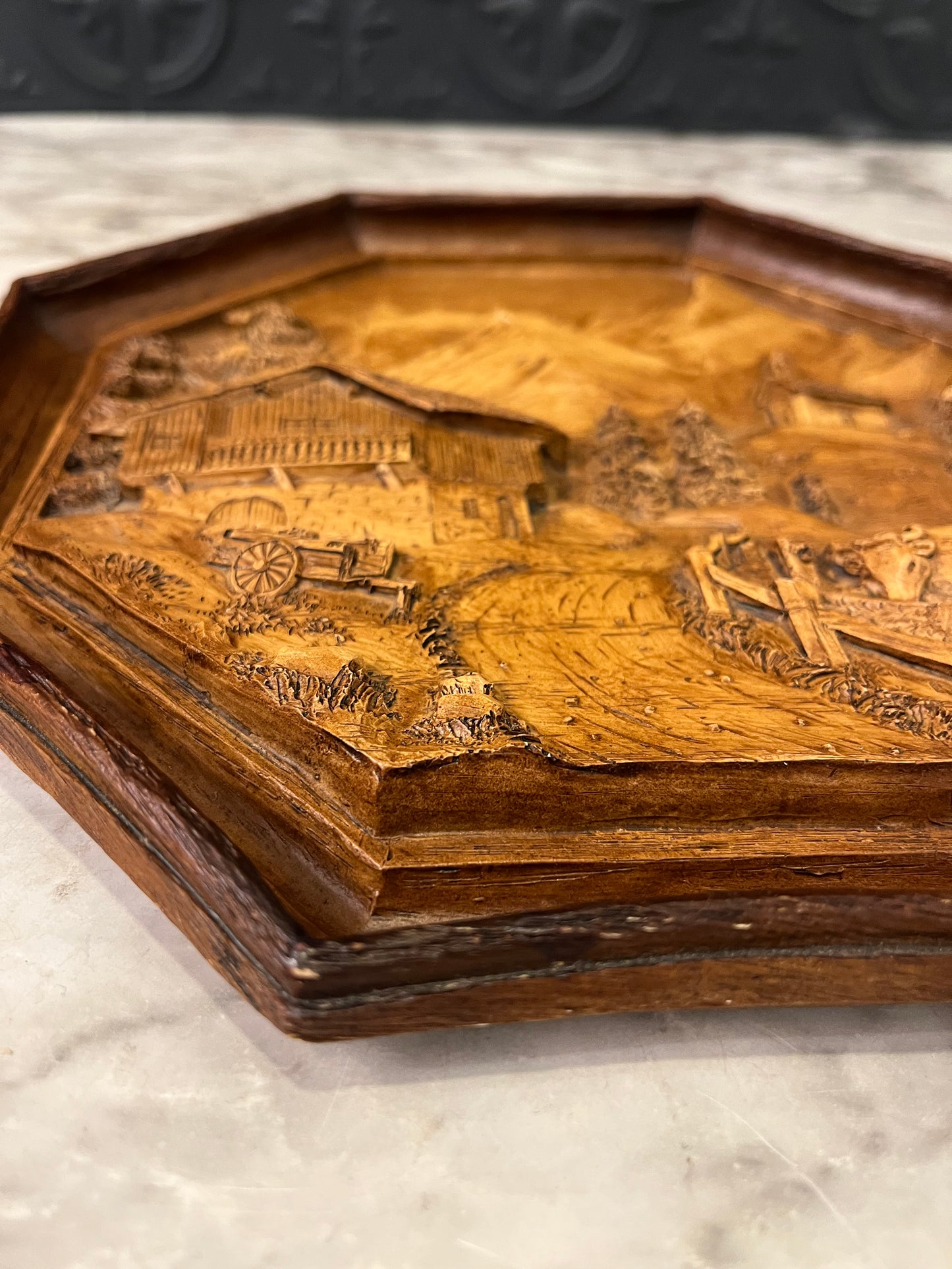 3D Resin Wall Plaque of Alps