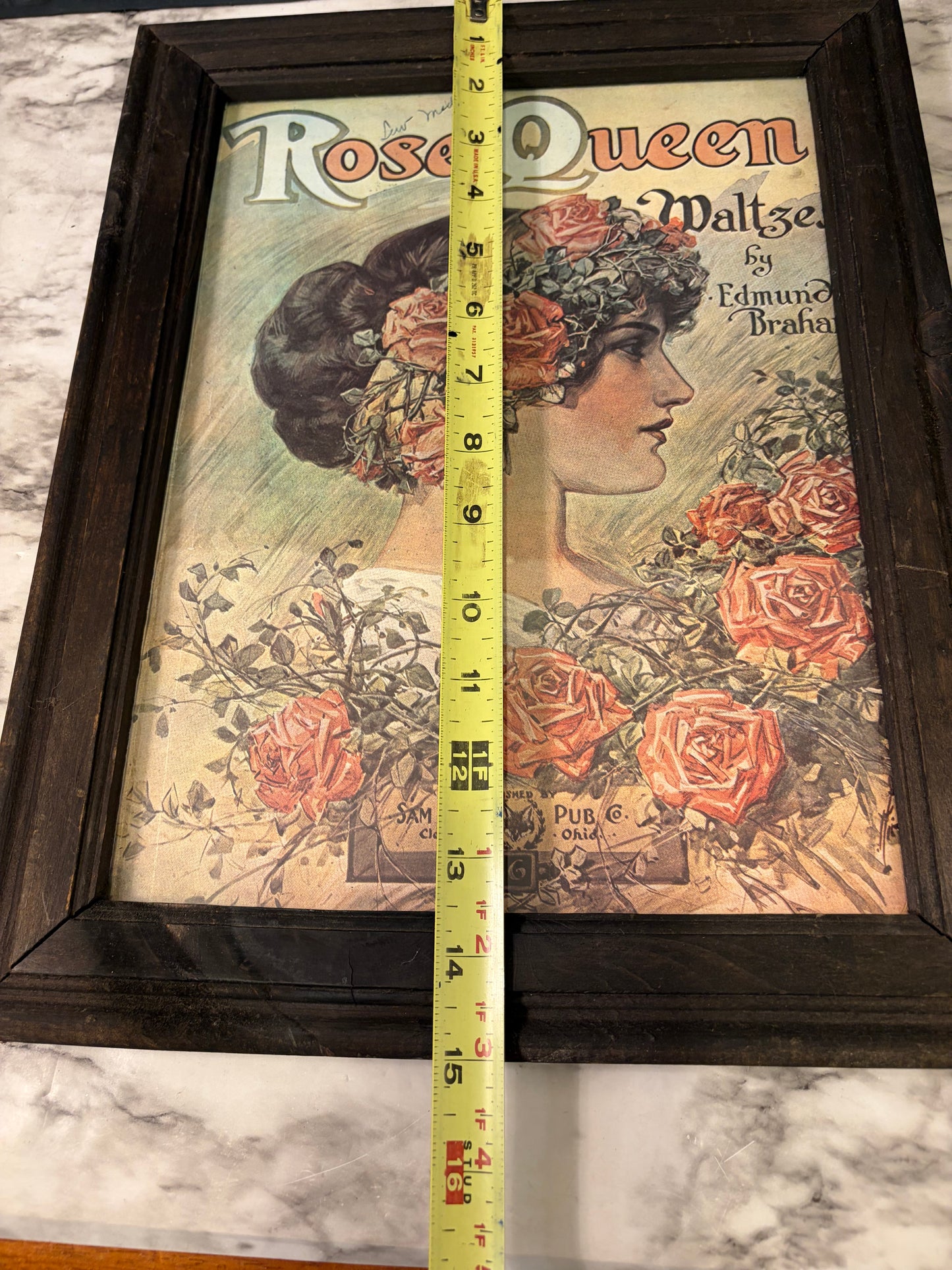 Rose Queen Print Framed
