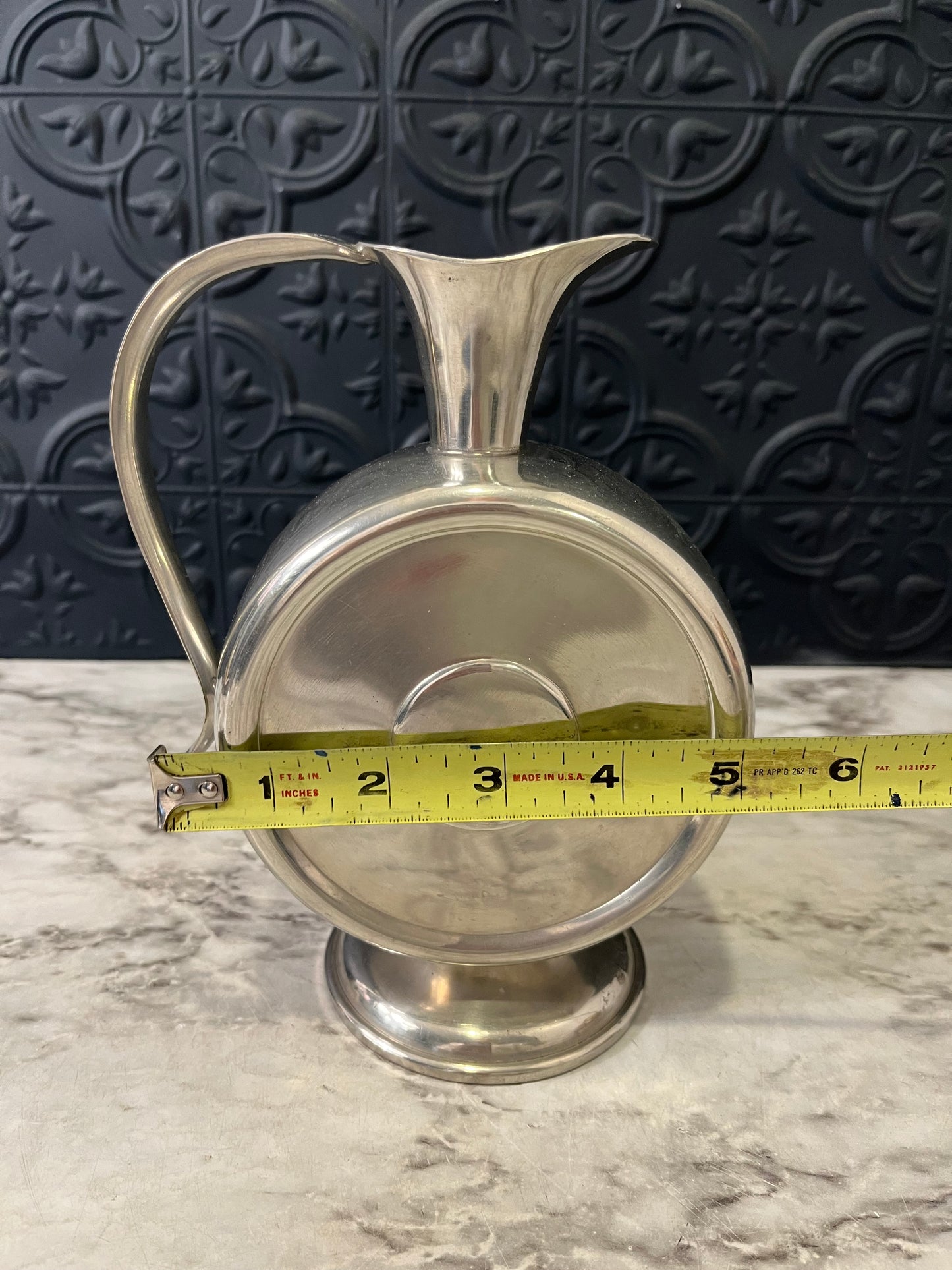 Norwegian Savo Tinn Pewter Pitcher