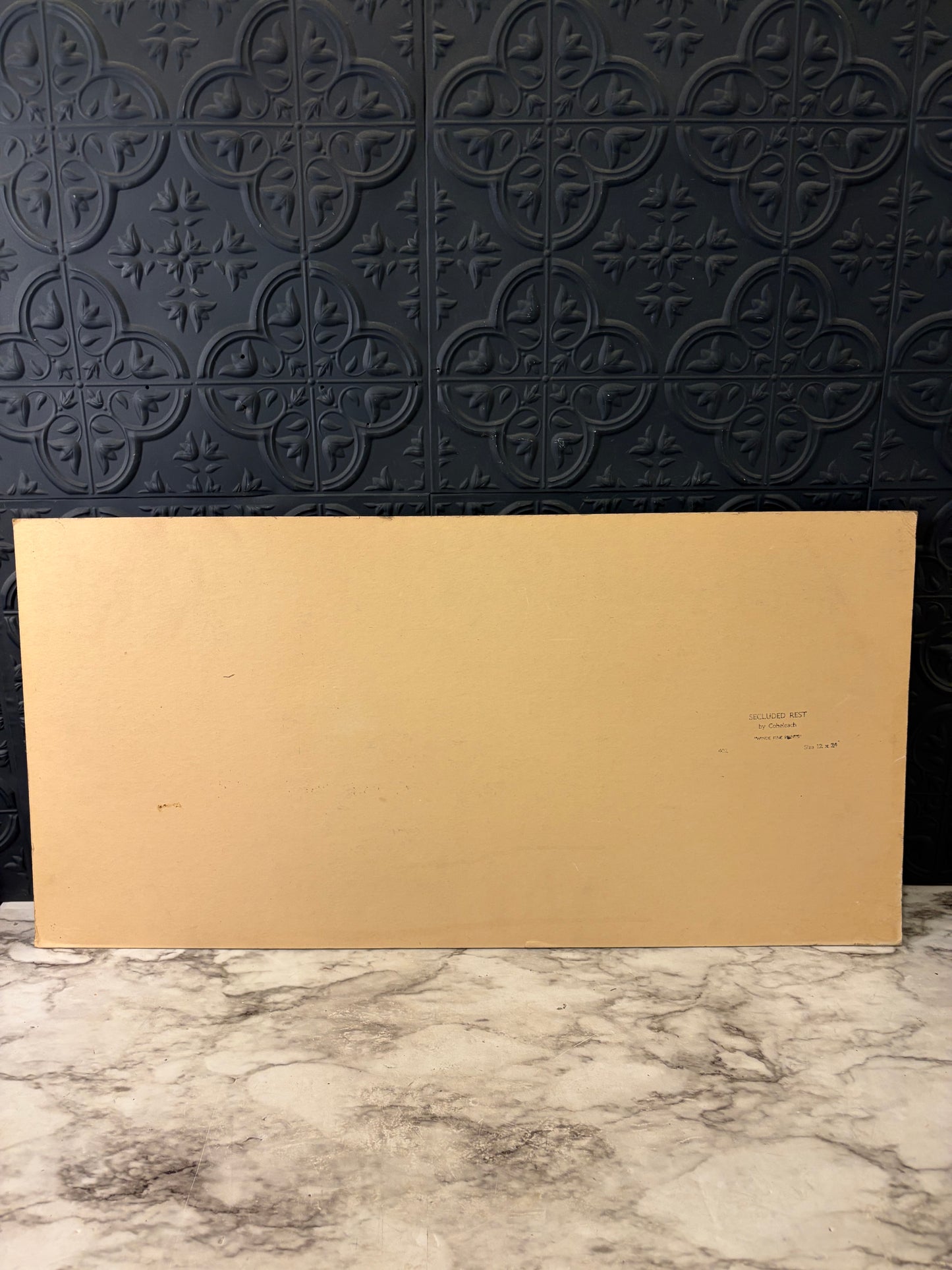 Secluded Rest Print on Board 12 x 24