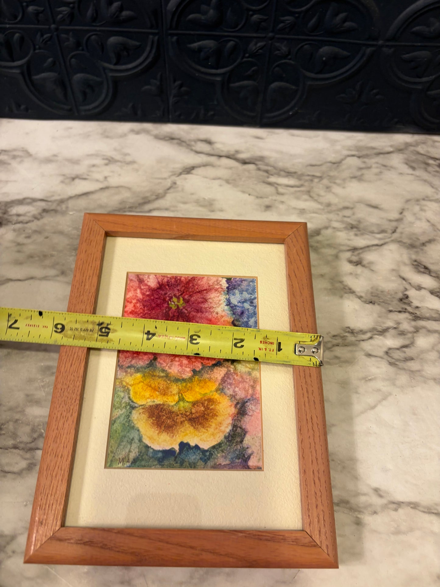Pansy and Petunia Art Framed