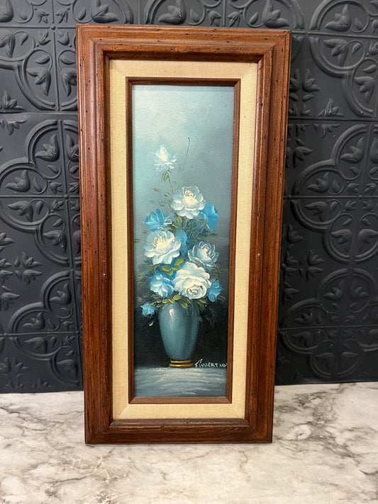 Blue Floral Still  by Robert Cox Original