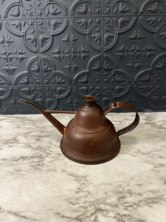 Vintage Copper Oil Can
