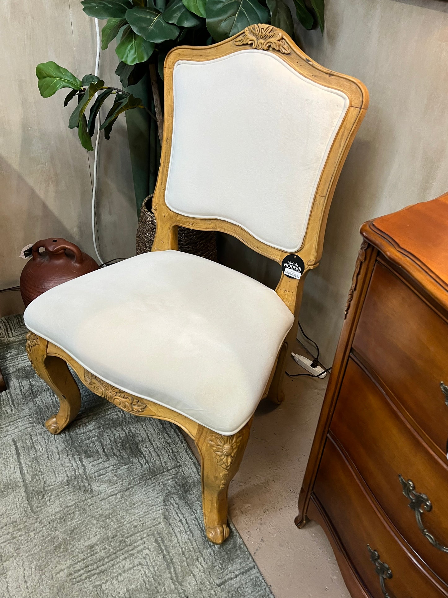 Magnolia Home Cream Velvet Chair