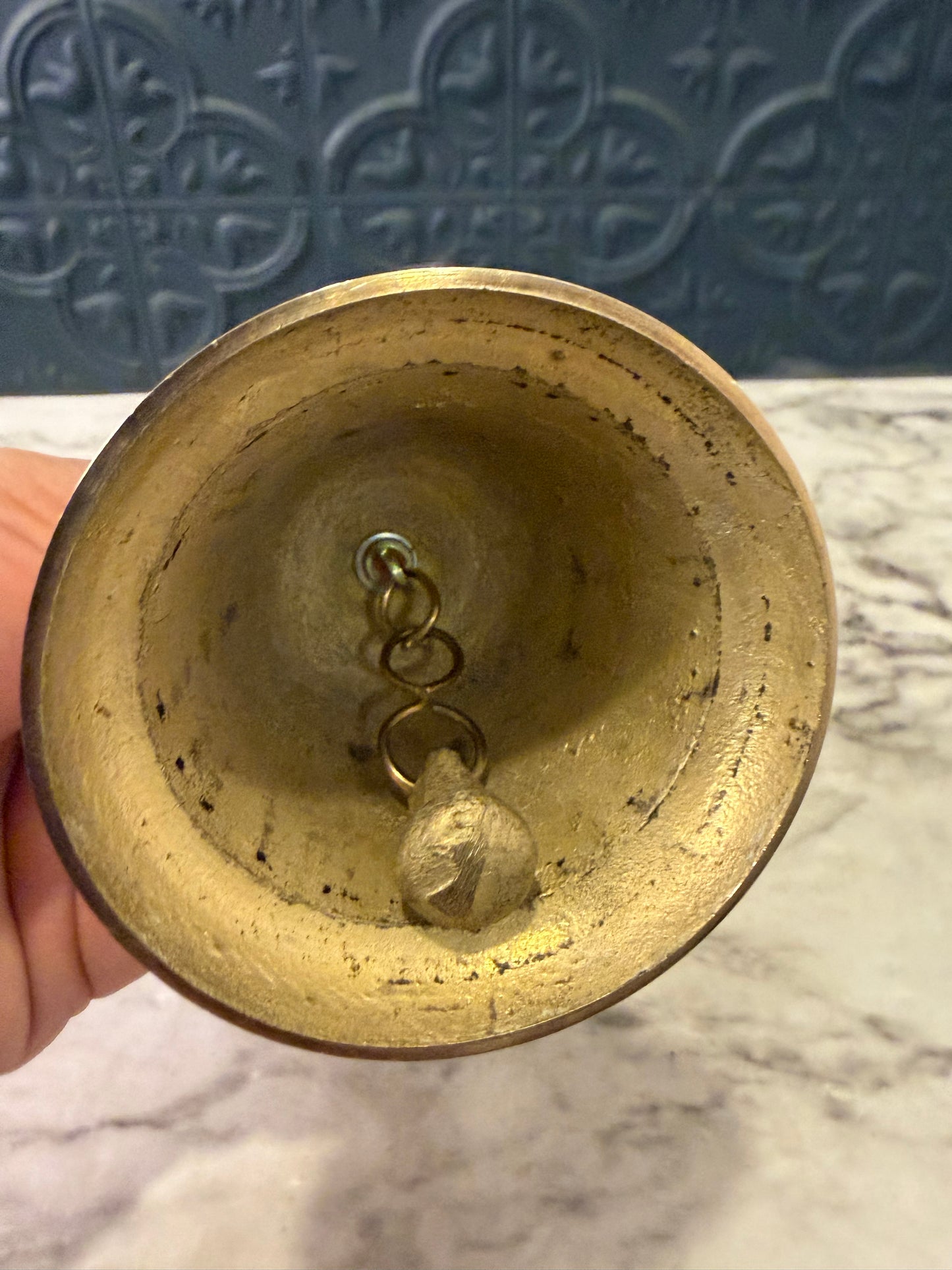 Goldtone Unicorn Bell