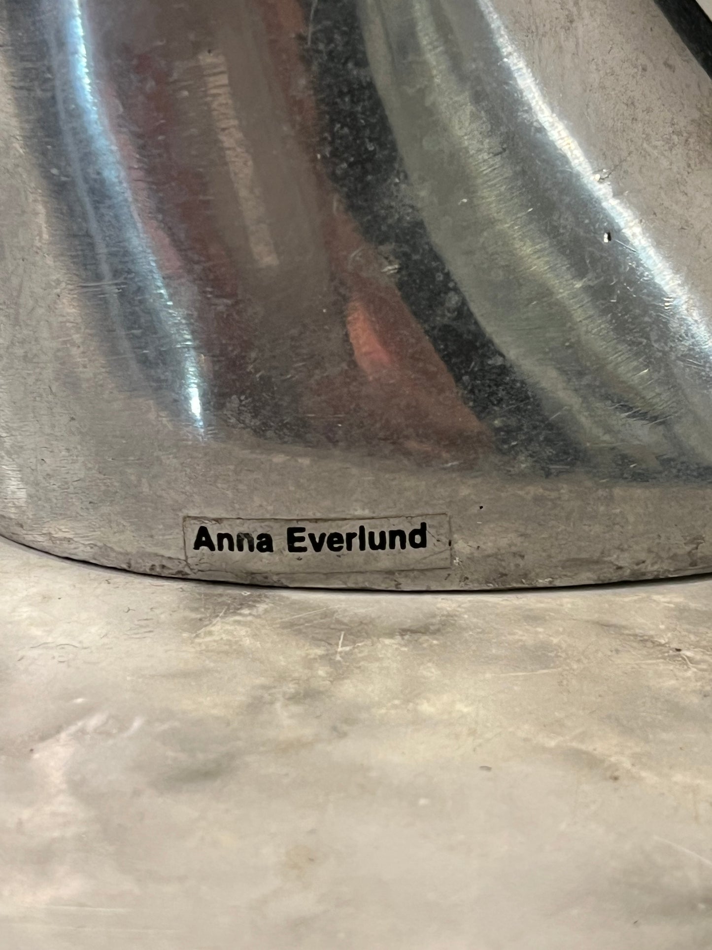 Anna Everlund Aluminum Candlestick pair