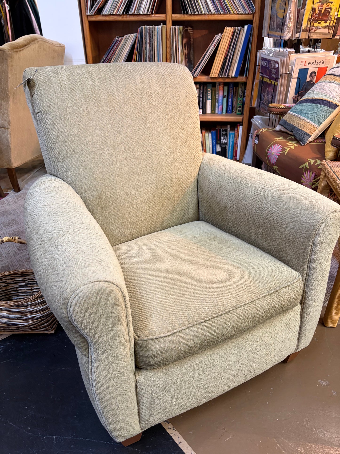 Greenish Tan Arm Chair JC Penny