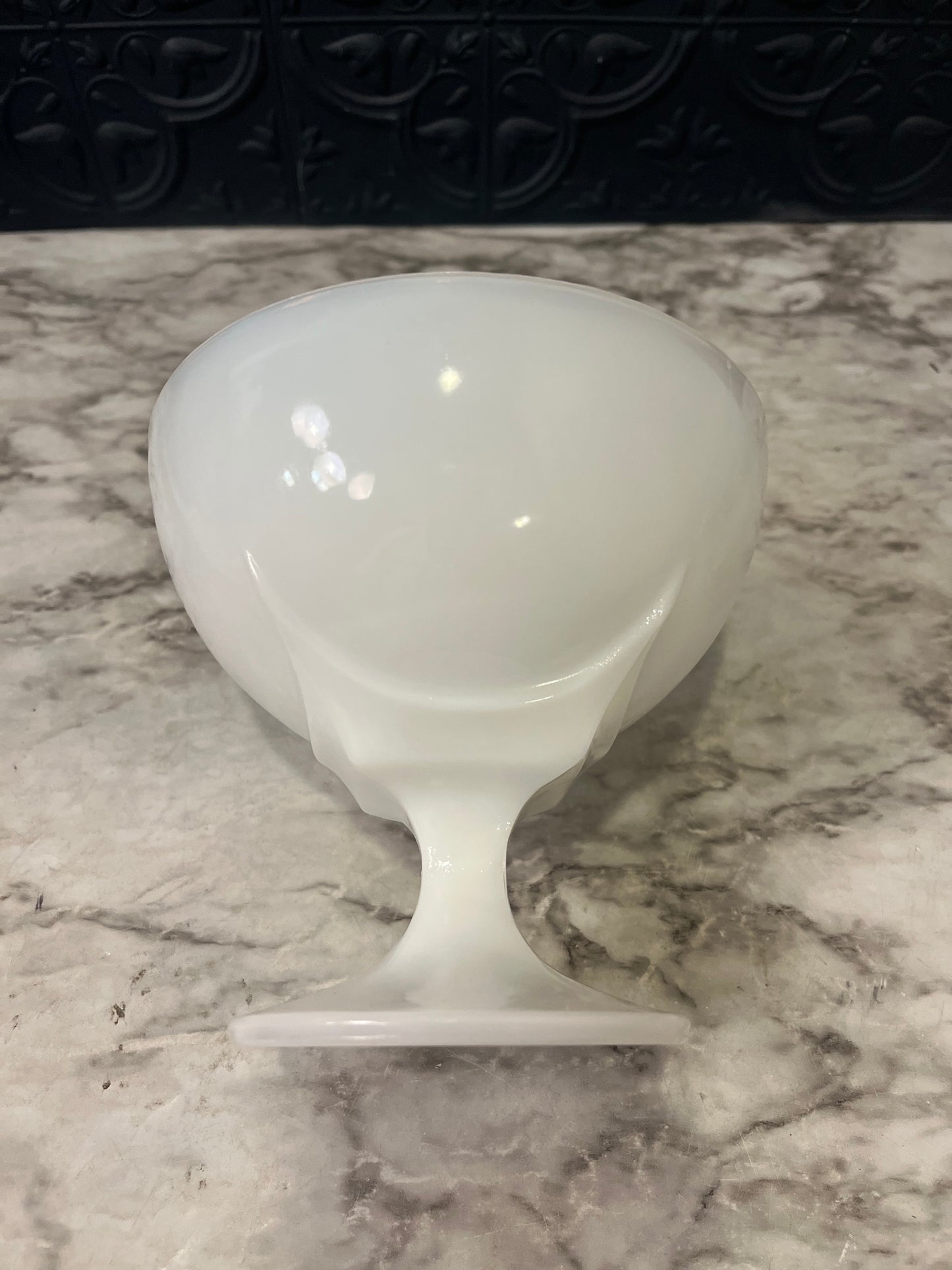 Milk glass Pedestal Bowl Hazel Atlas