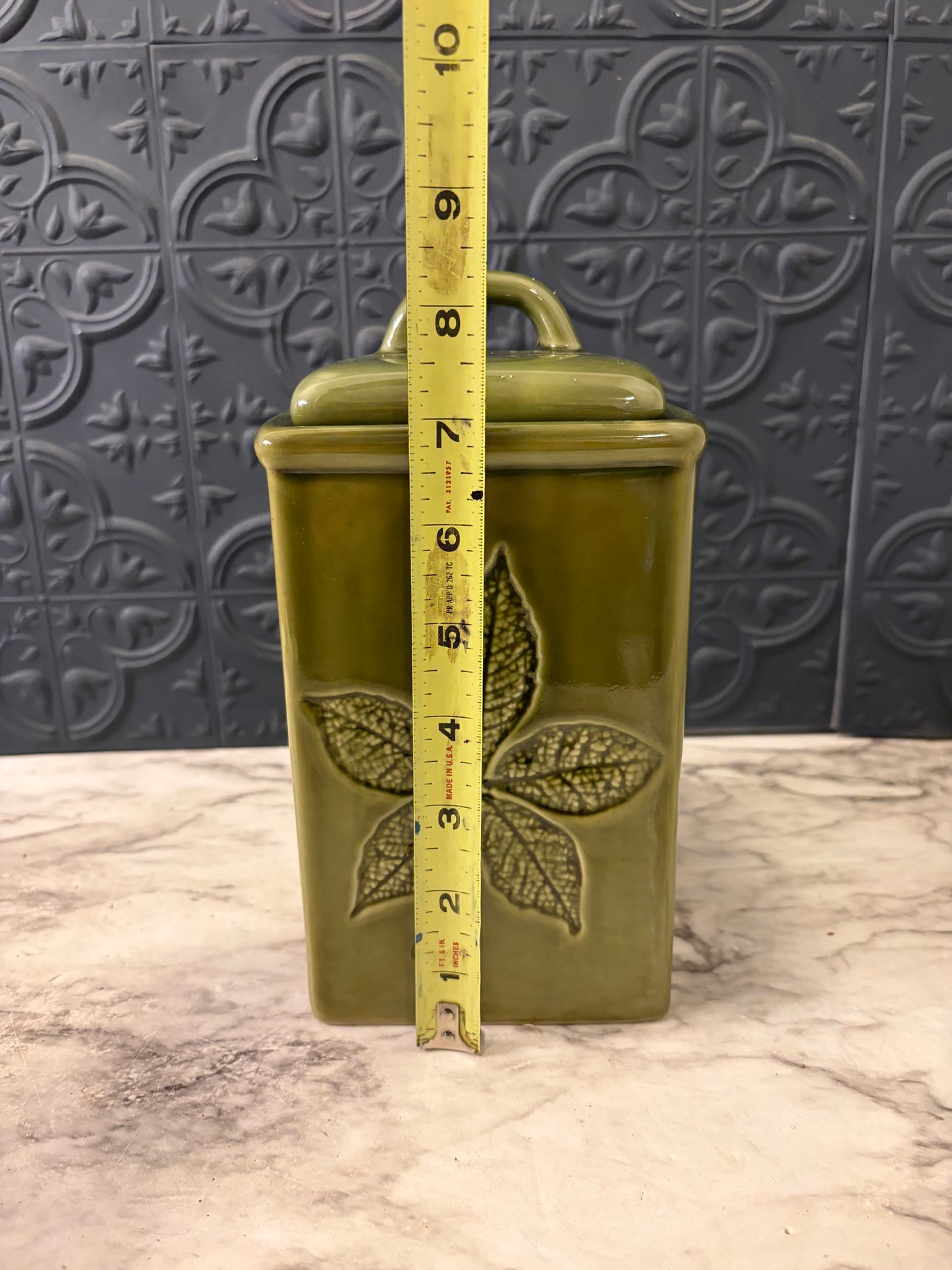 Lillian Vernon Green Canister