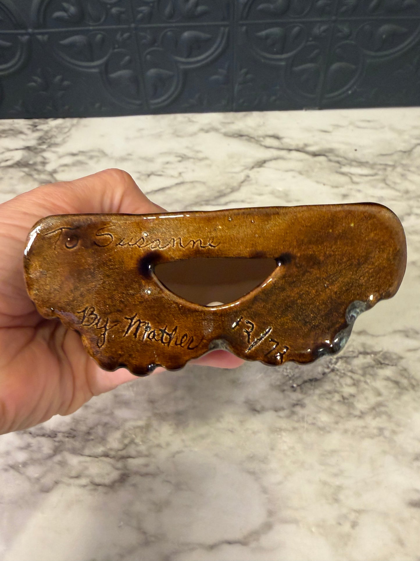 Glazed Ceramic Hippo