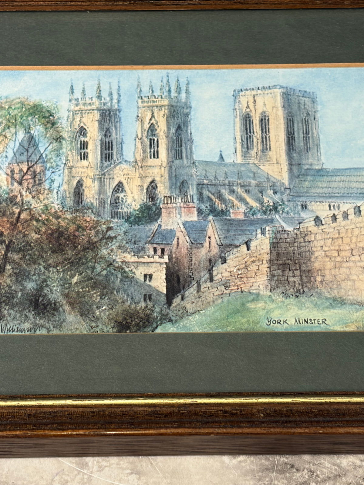 York Minster Print Framed
