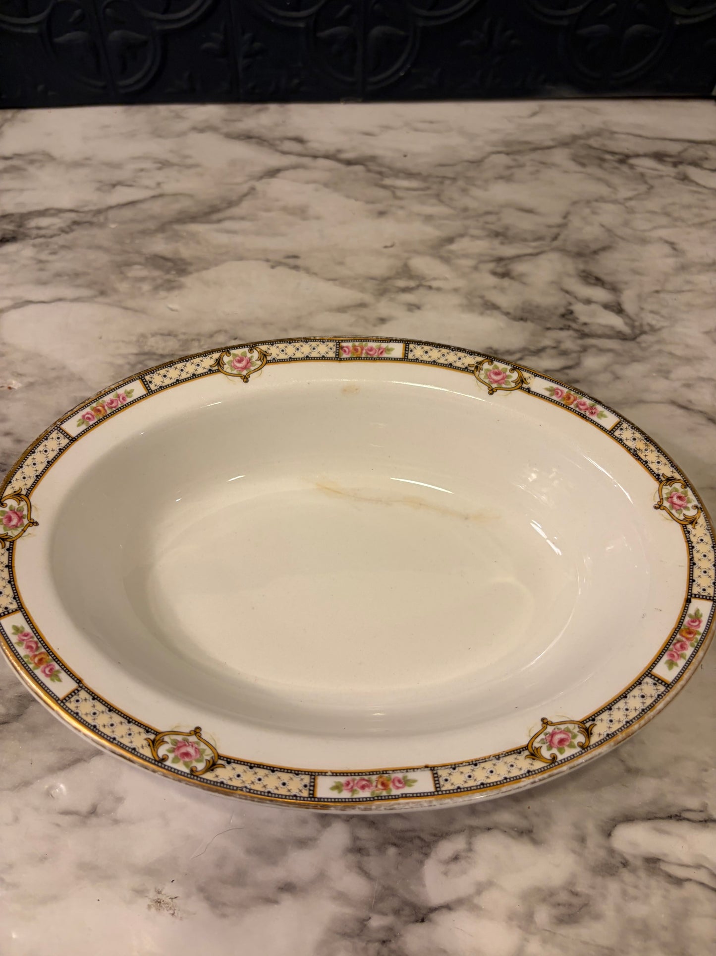 Oval Homer Laughlin Bowl AS IS
