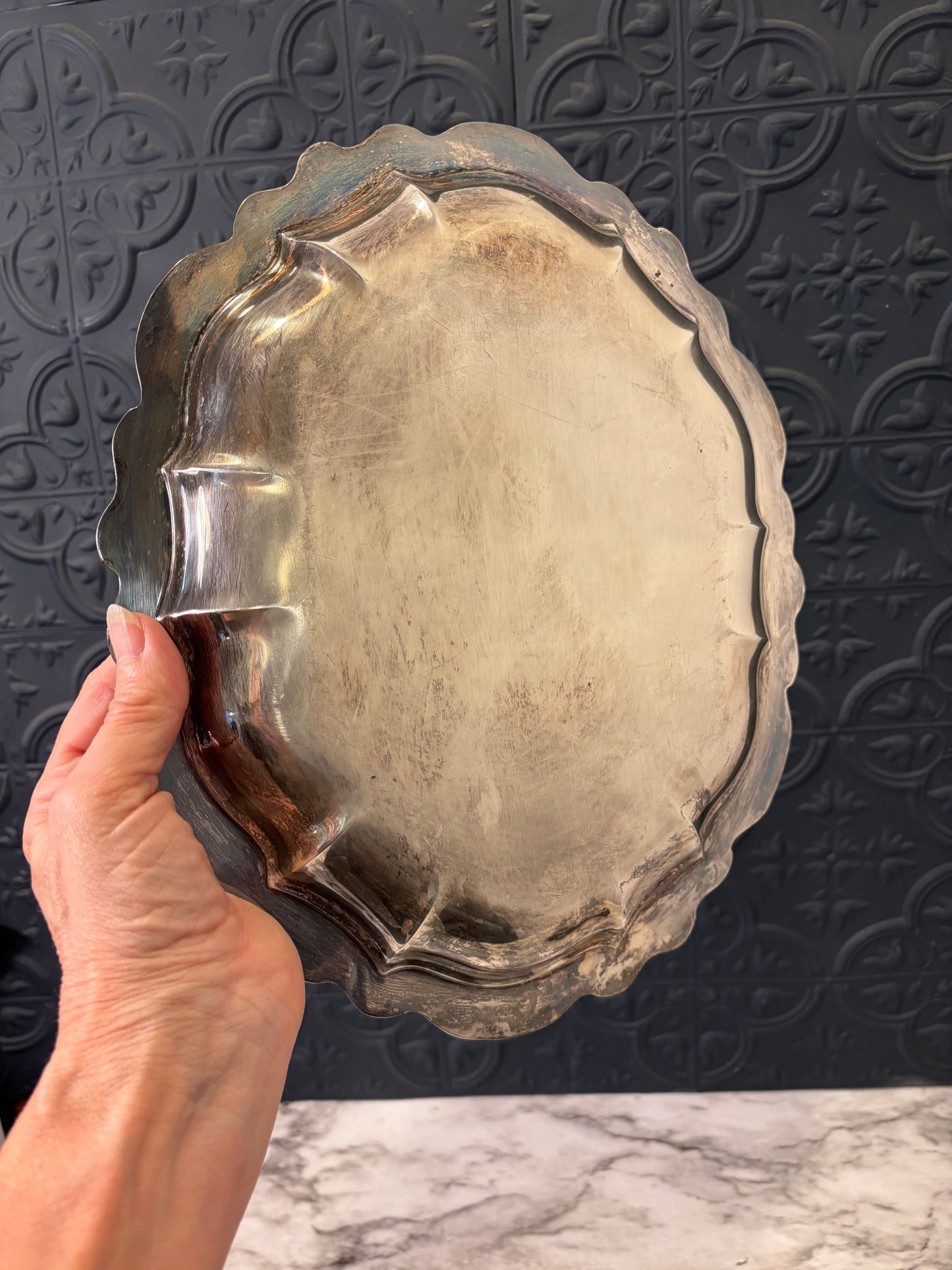 International Silver 6242 Silverplate Tray