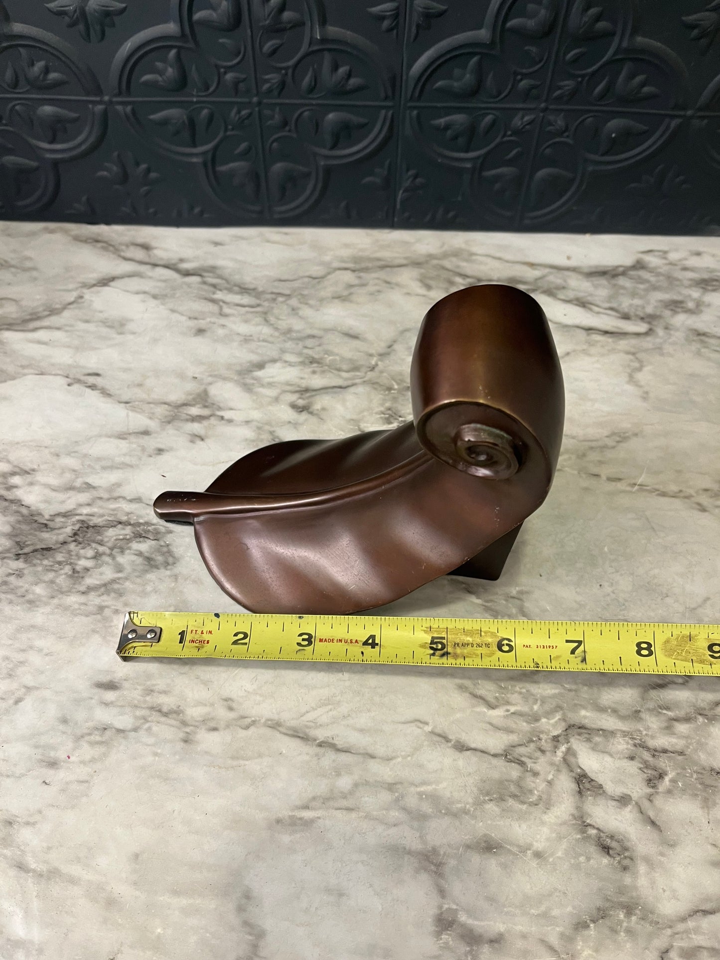 Bronze colored Scroll Bookend