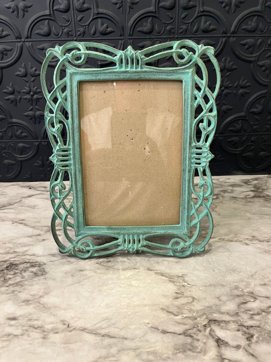 Turquoise Metal Frame