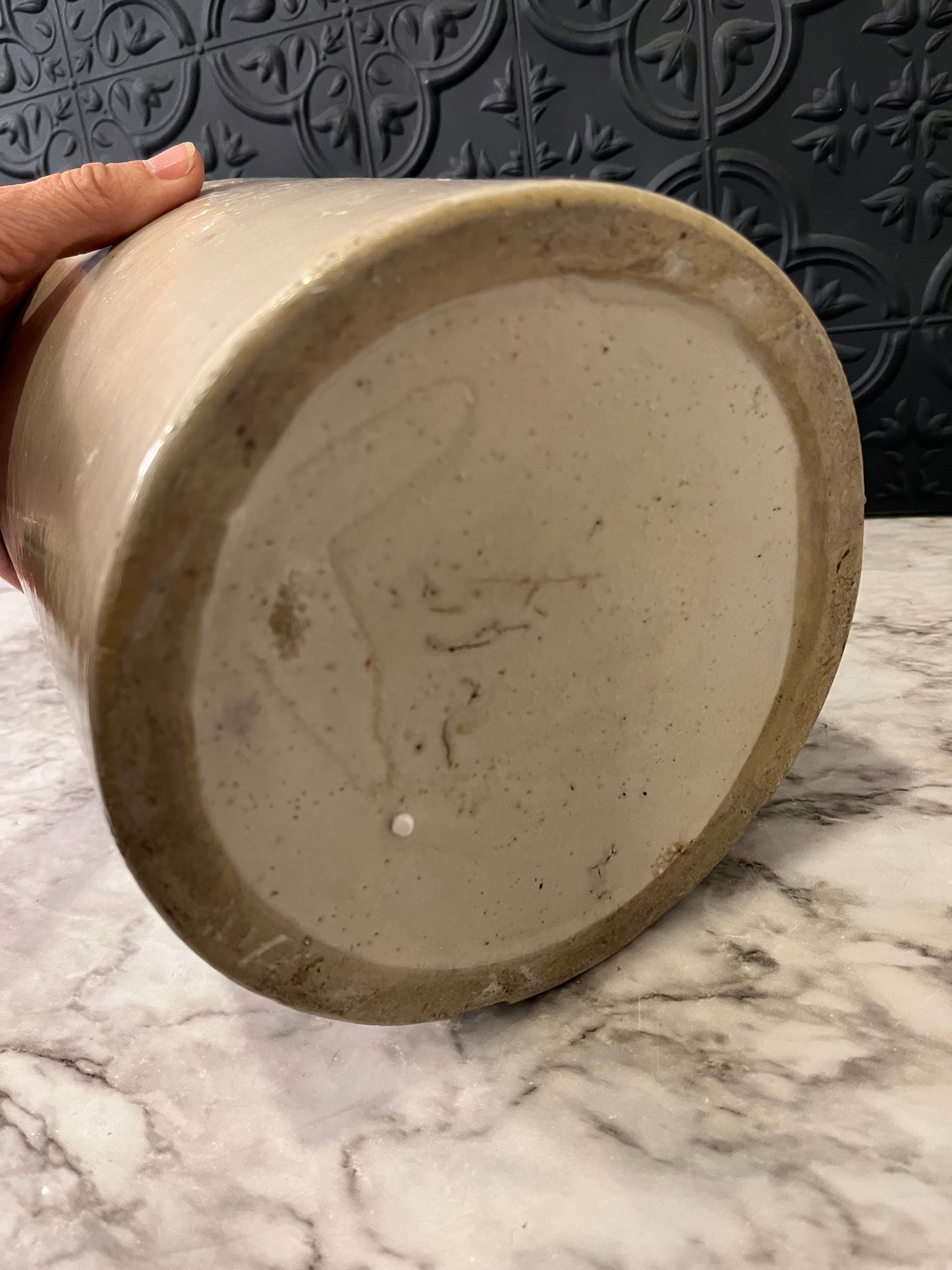 Brown and Cream Wiskey Jug