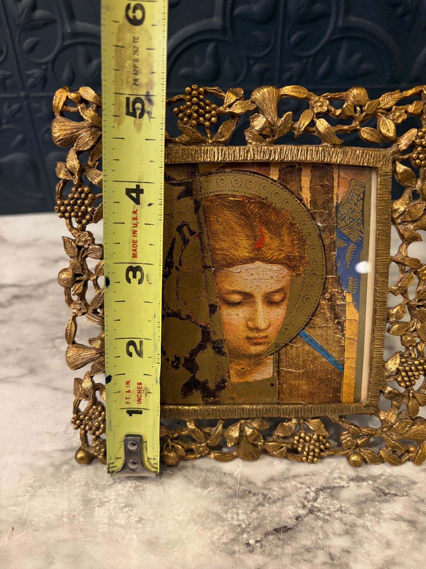 Golden Tears Framed in Ornate Gold Frame