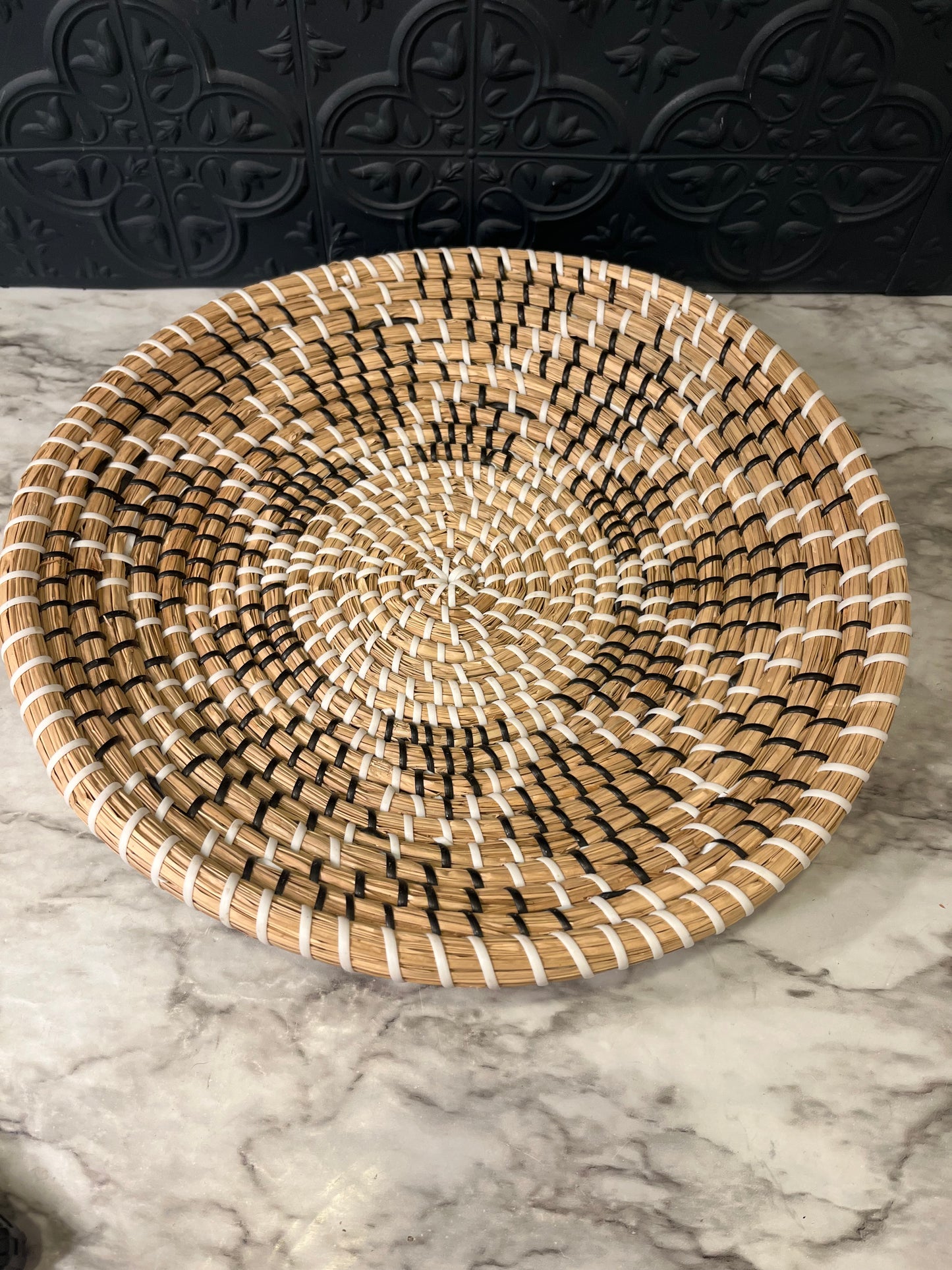 Decorative Wall Basket with Star Design