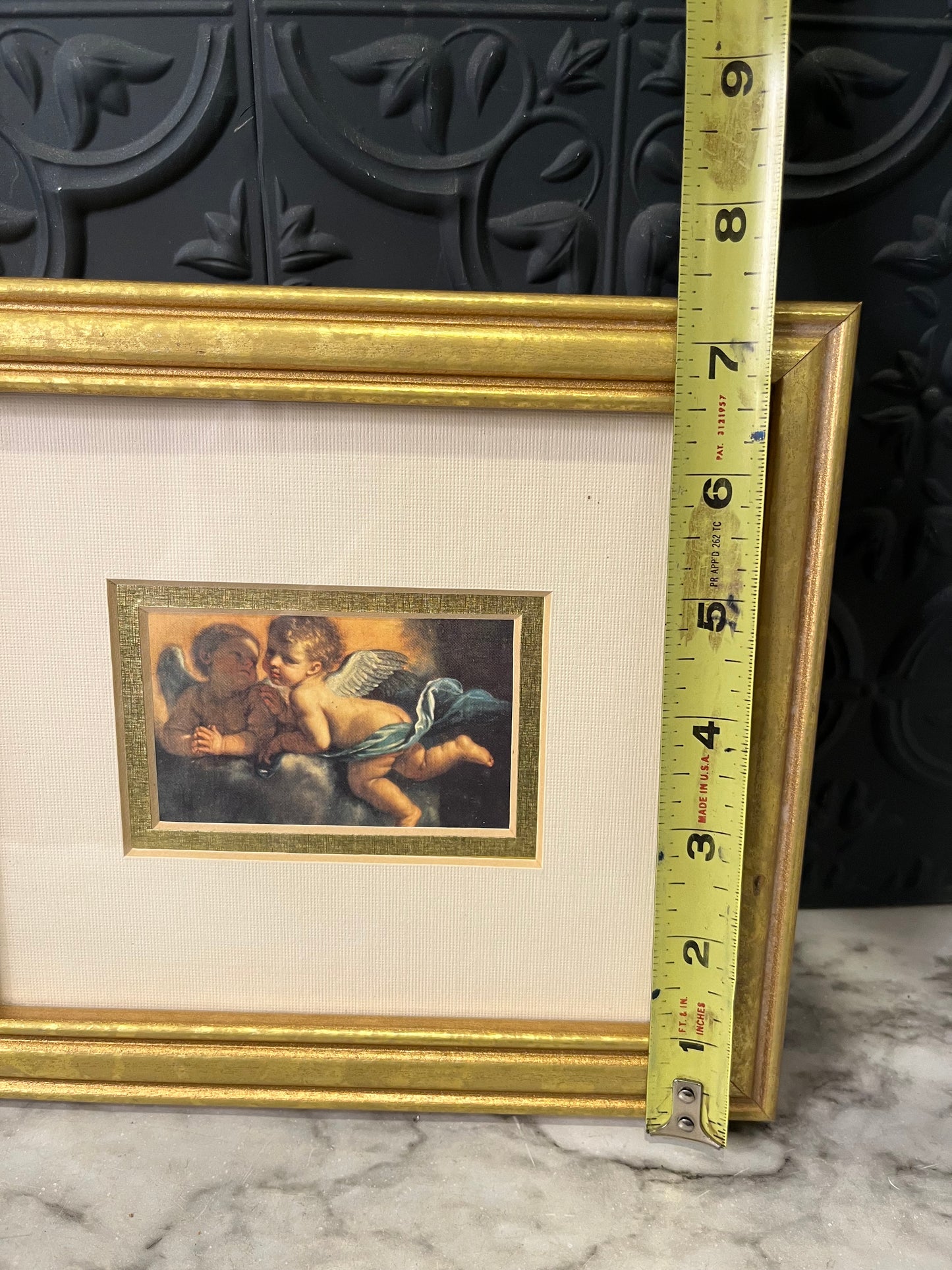 Gold Framed Cherubs Print