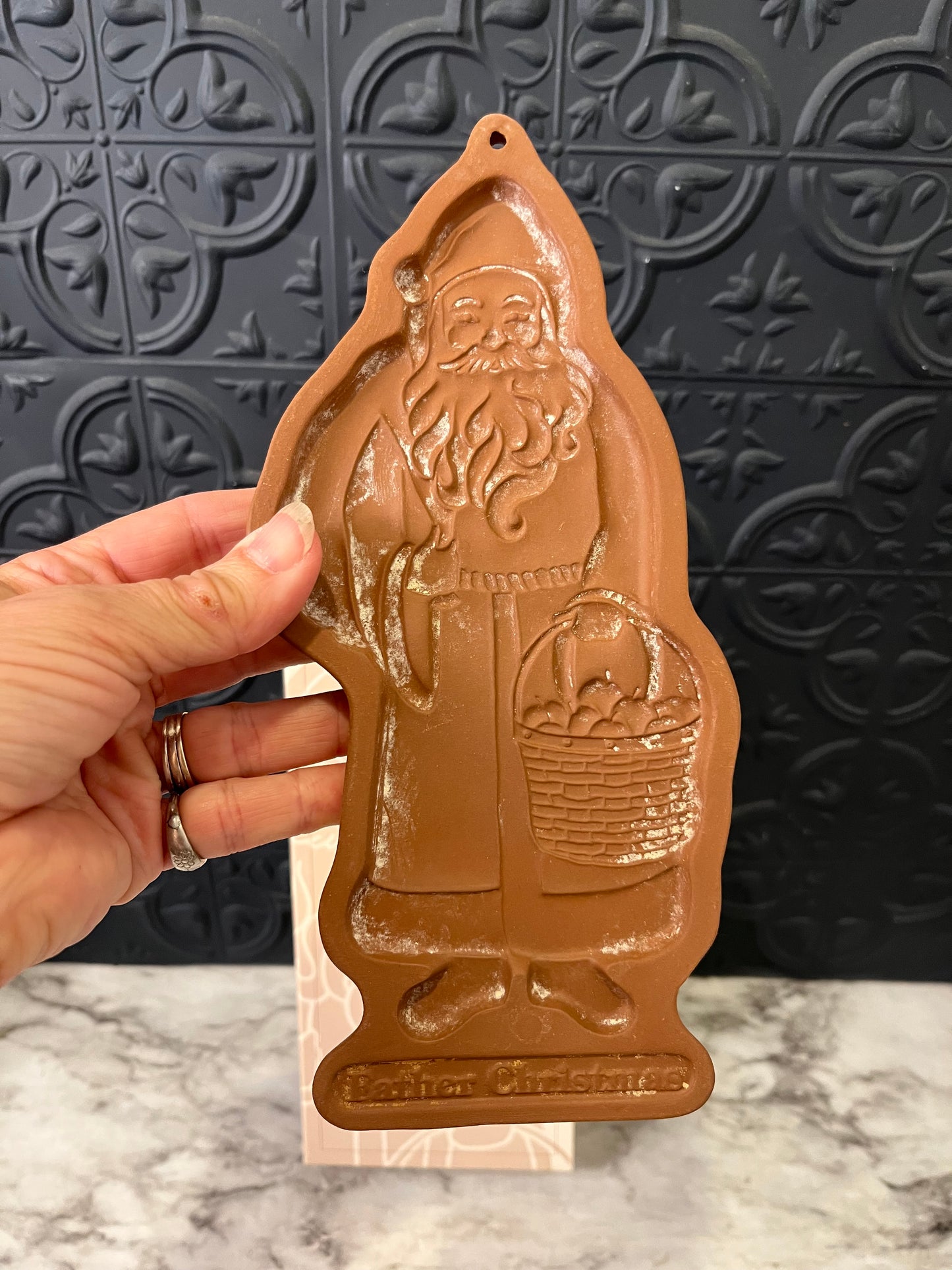 Longeberger Santa Pottery Mold