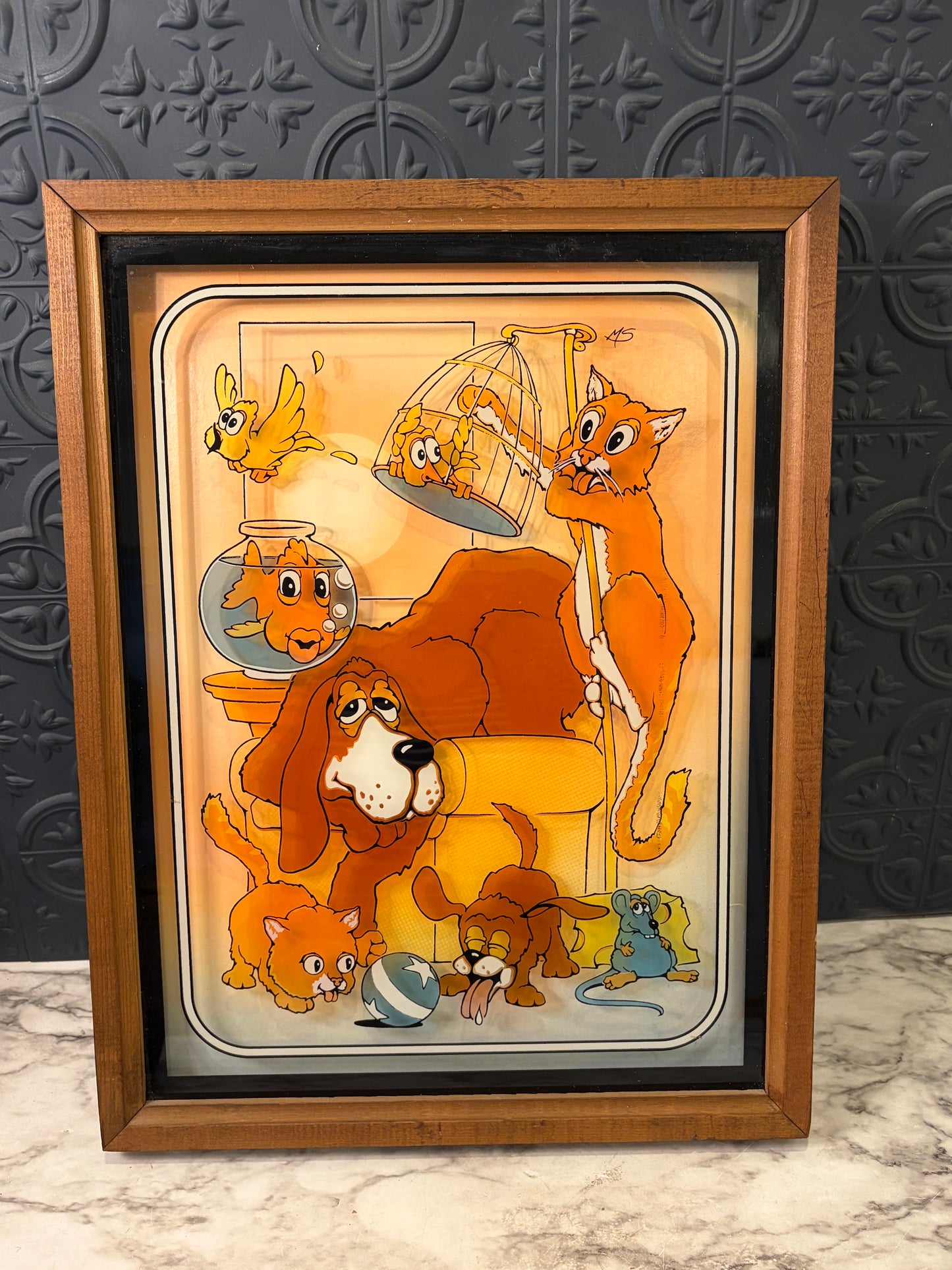 Pet Animals Reverse Print