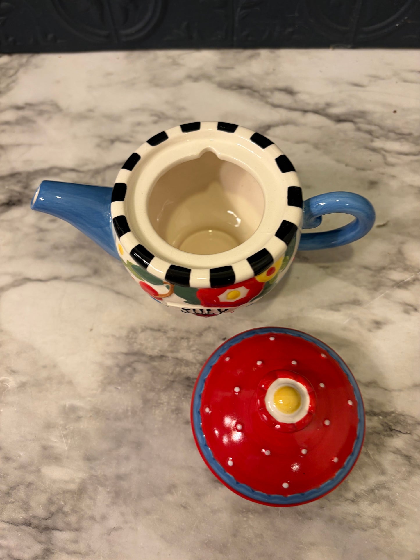 Mary Engelbreit July Teapot