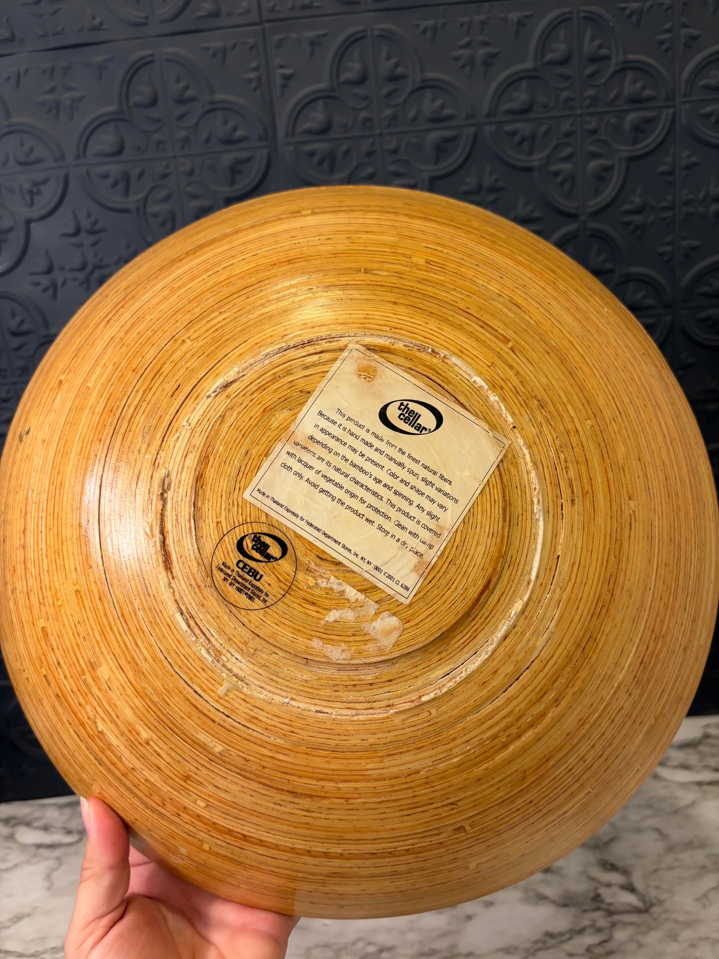 The Cellar Bamboo Bowl