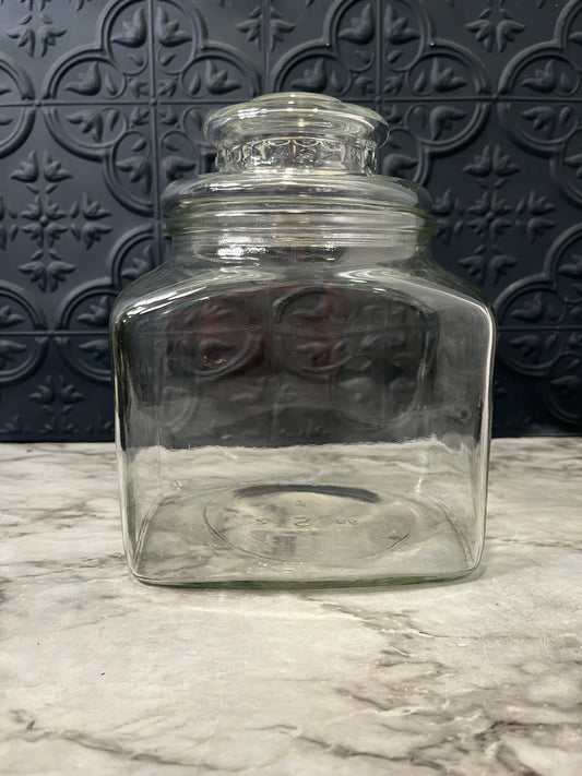Glass Apothecary Jar Rectangle shape