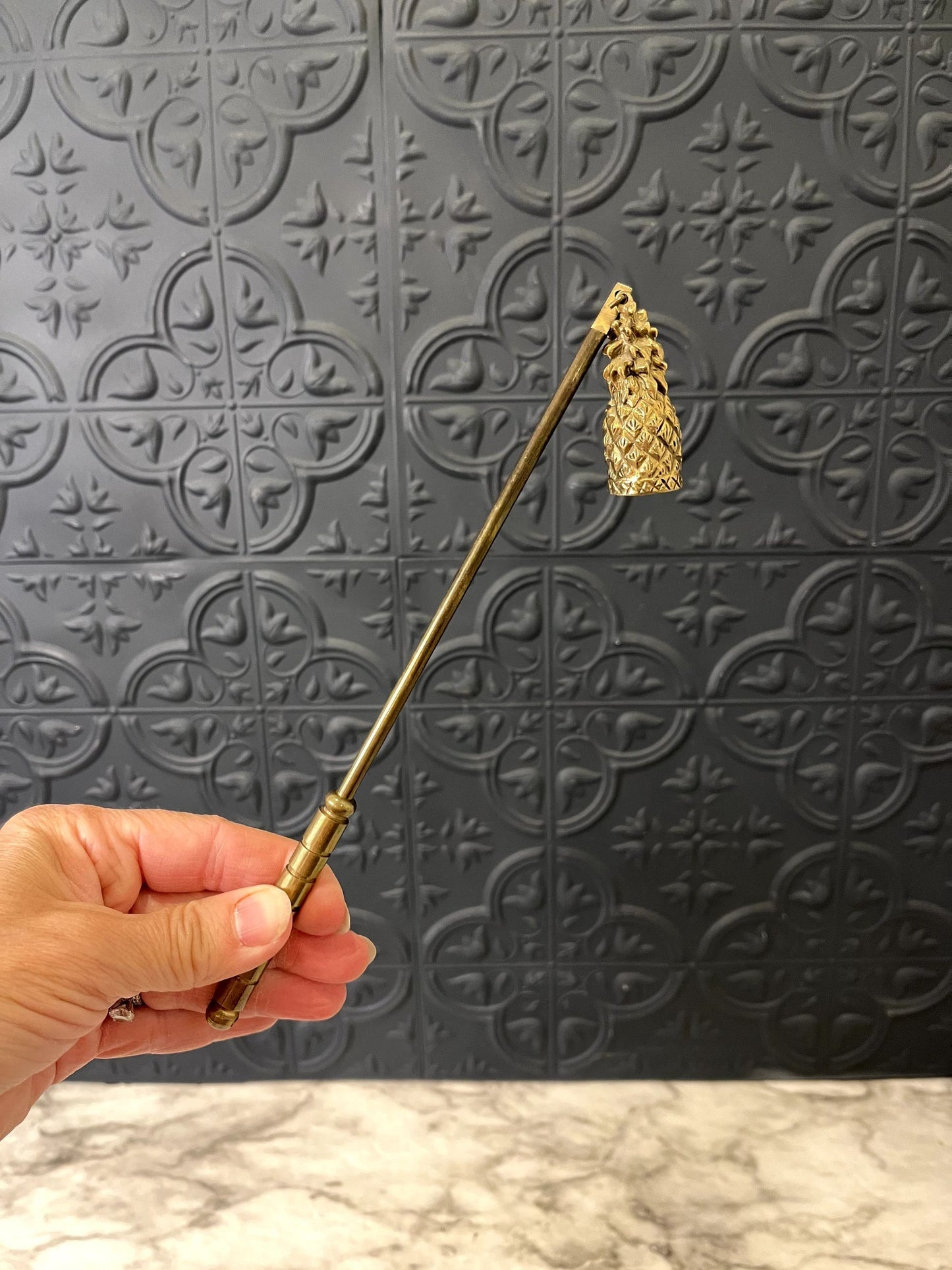 Brass Pineapple Snuffer