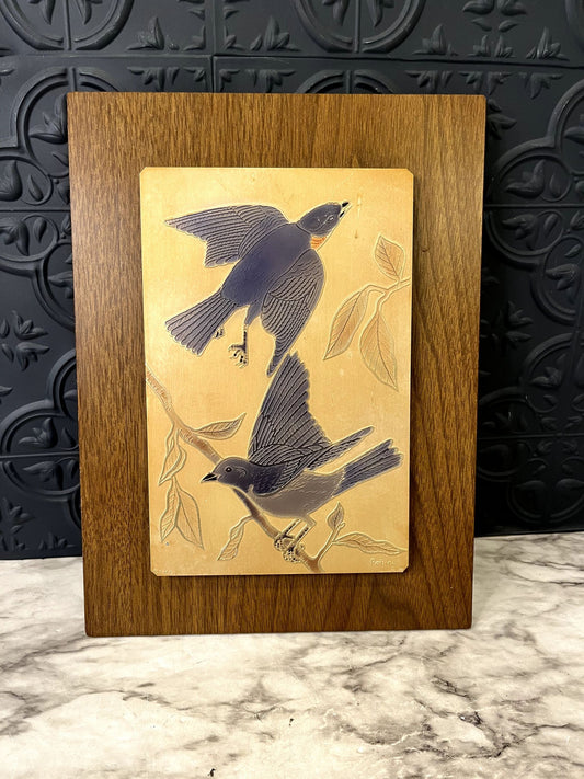 Bird Engraved Plaque