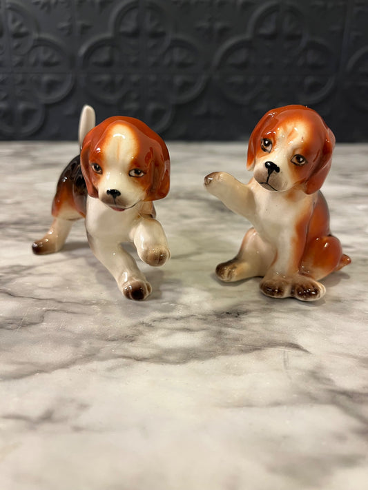 Beagle Salt and pepper shakers