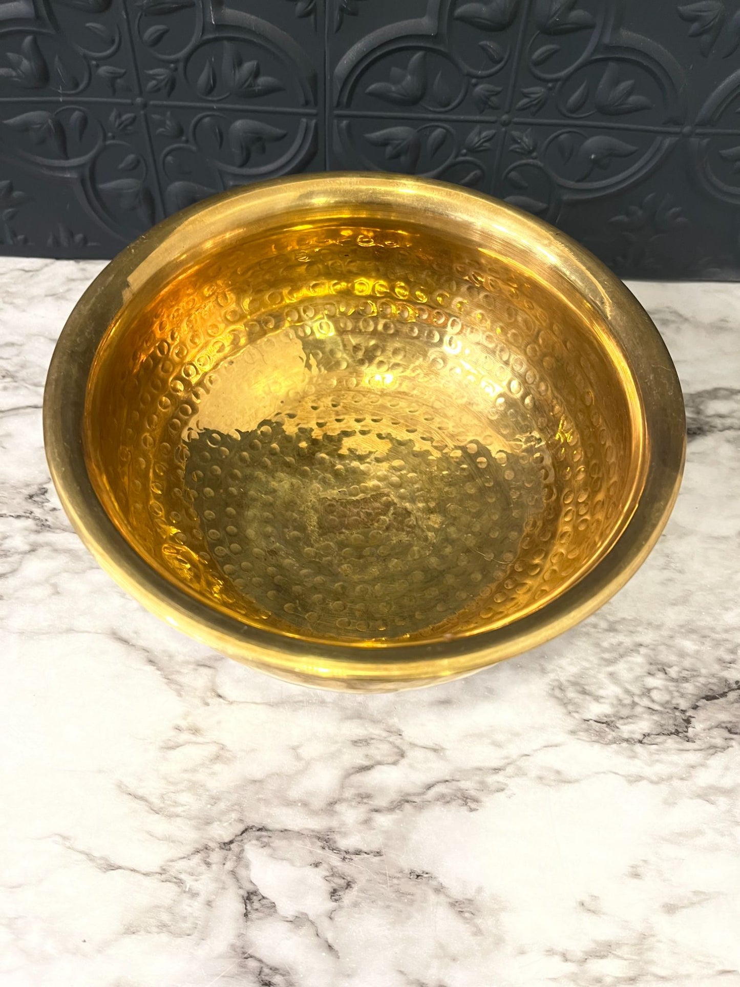 Brass Bowl With Feet