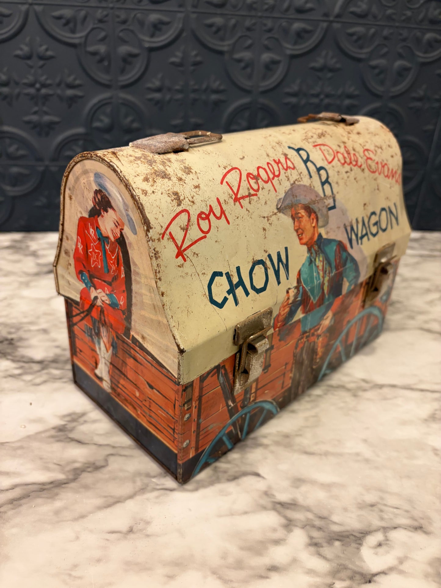 Antique Roy Rogers Lunch Pail AS IS