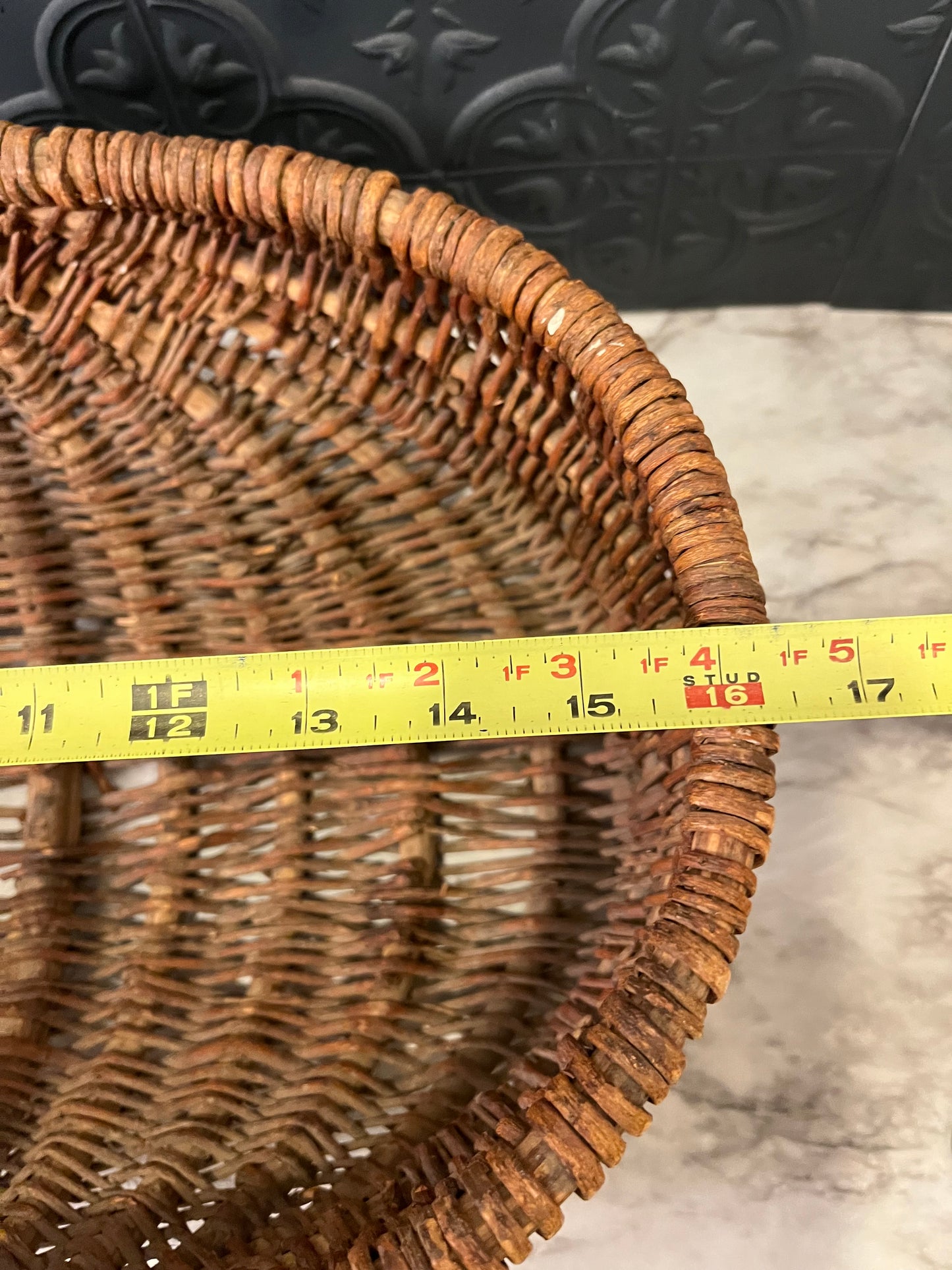 Antique French Egg Basket