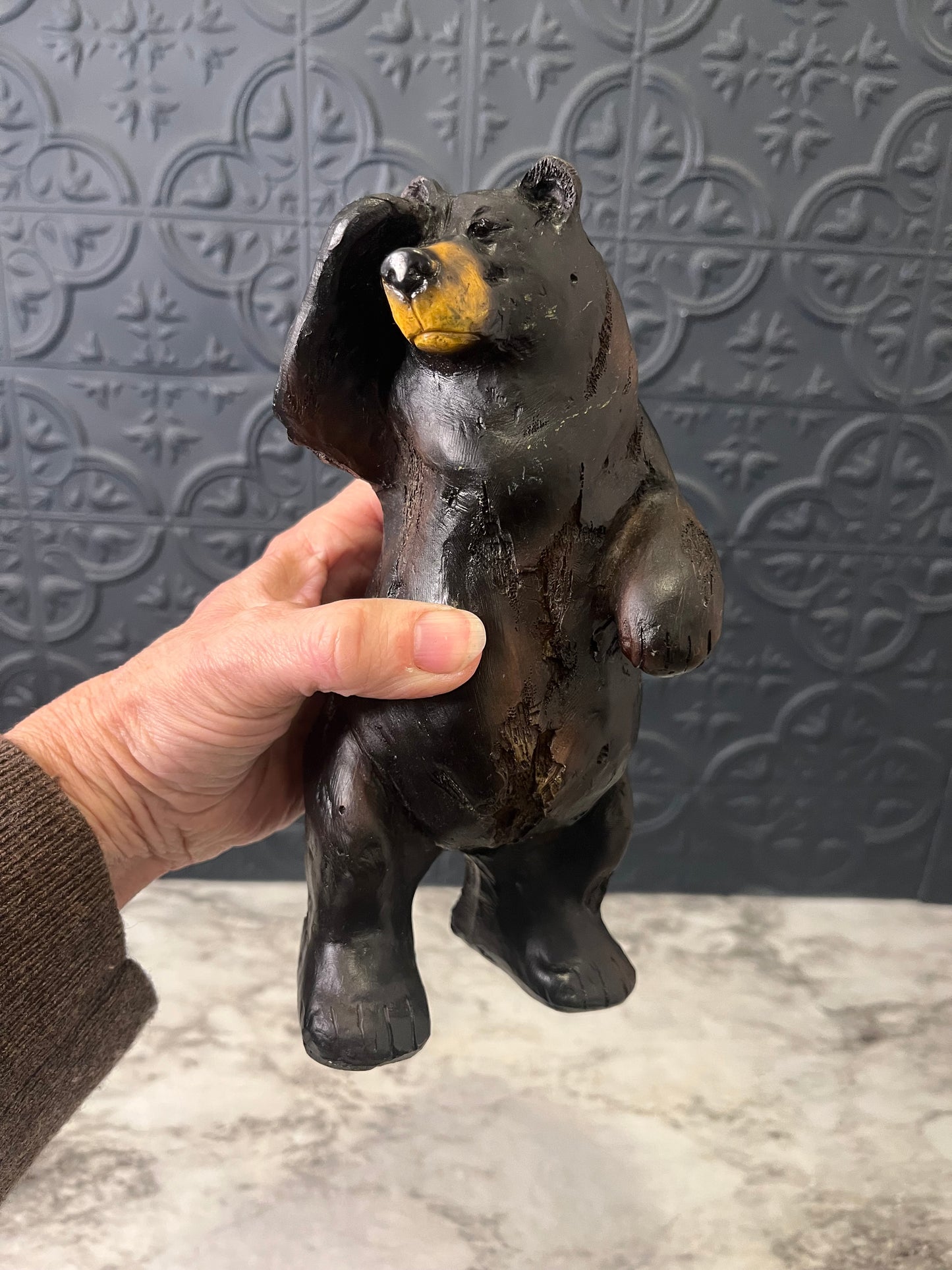 Resin Standing Bear