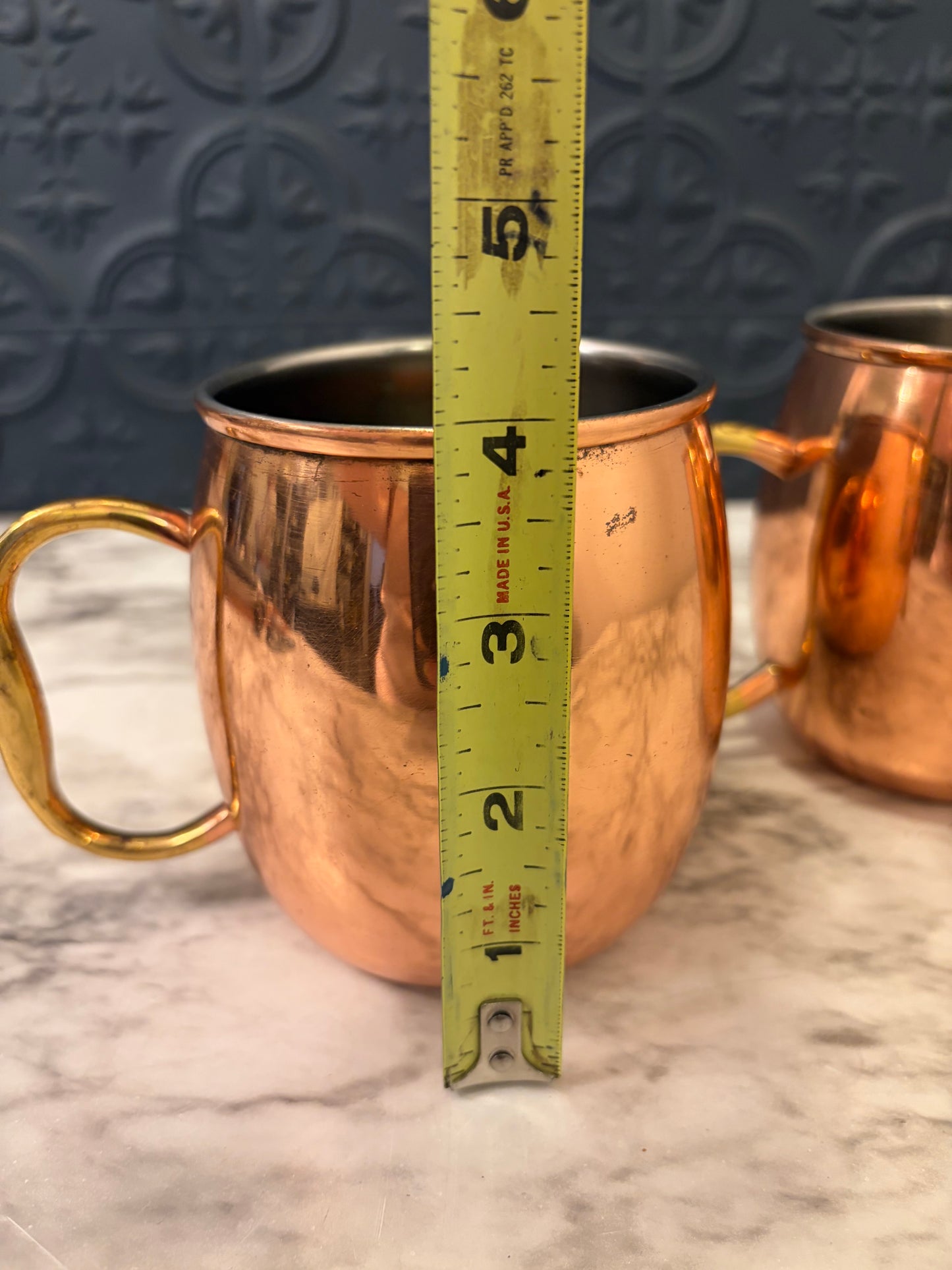 Godinger Copper Moscow Mule Mugs Set of 2
