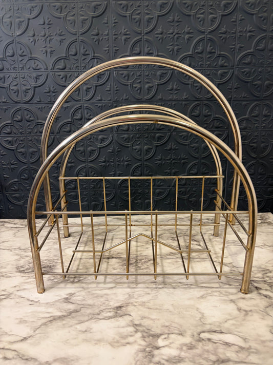 Arched Metal Magazine Holder