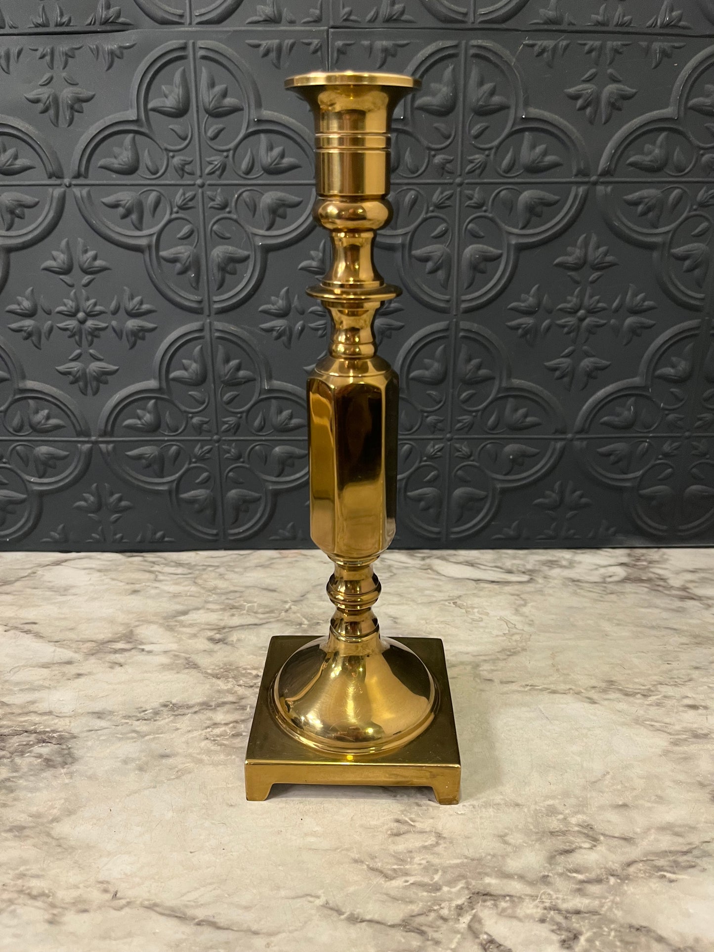 10.25 Solid Brass Candle Holder