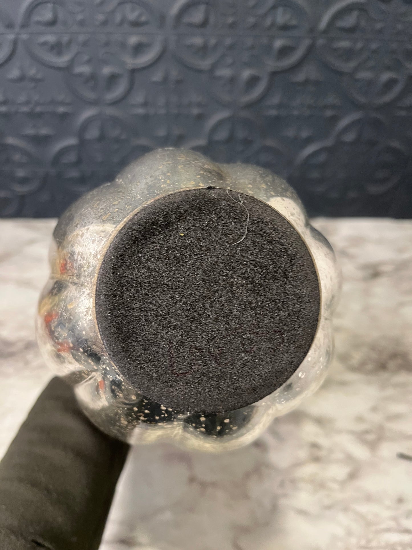 Mercury Glass Tall Pumpkin