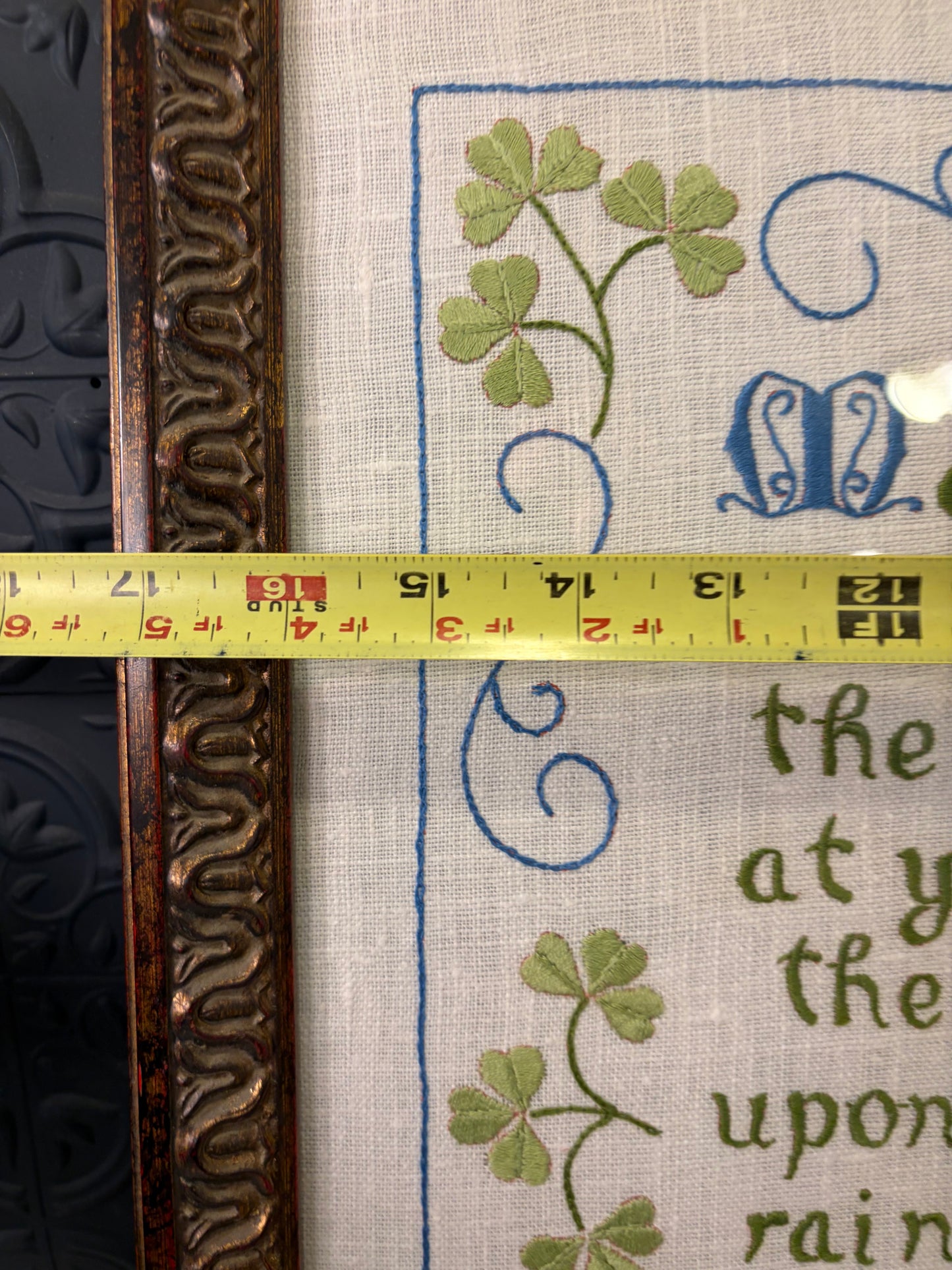 Irish Blessing Cross Stitch  May the Road Rise
