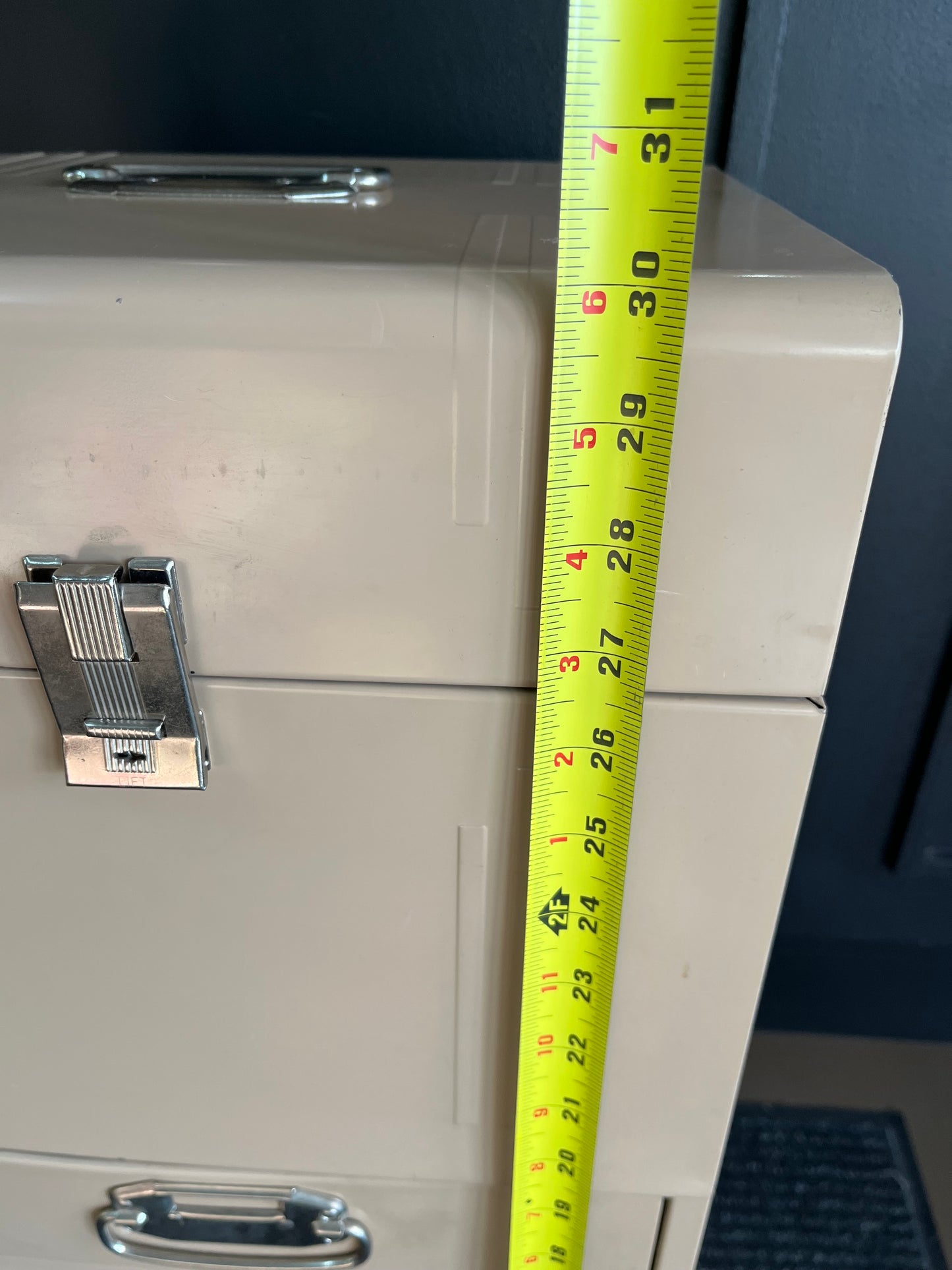 Vintage Metal 6 drawer file cabinet