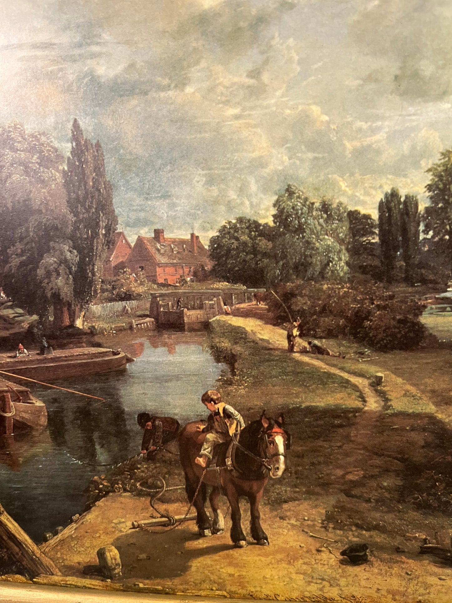 Flatford Mill by John Constable Framed