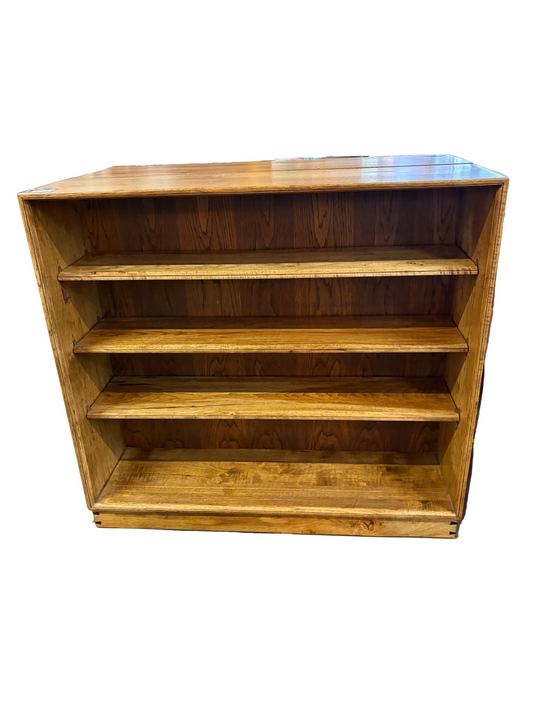 Custom Hand Made Pecan and Ebony Bookshelf