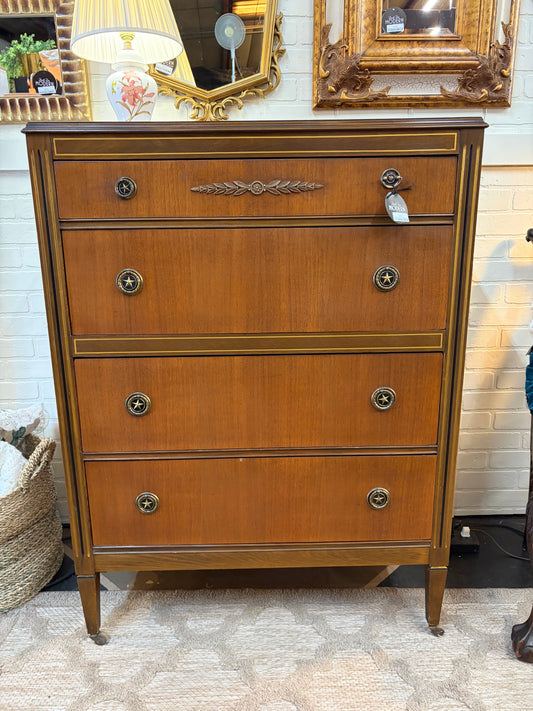 Antique Dresser 4 drawers and Star Handles